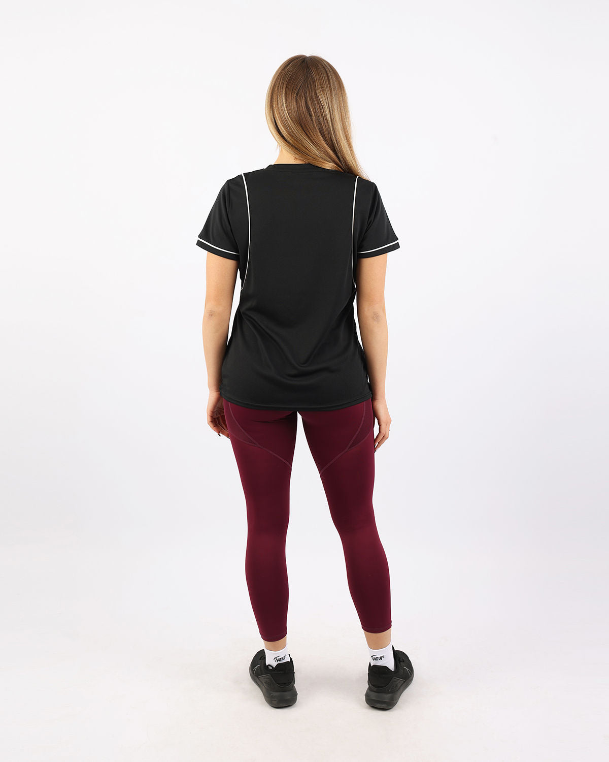 Ultra-Soft Cropped Black T-Shirt-Atum -87275238