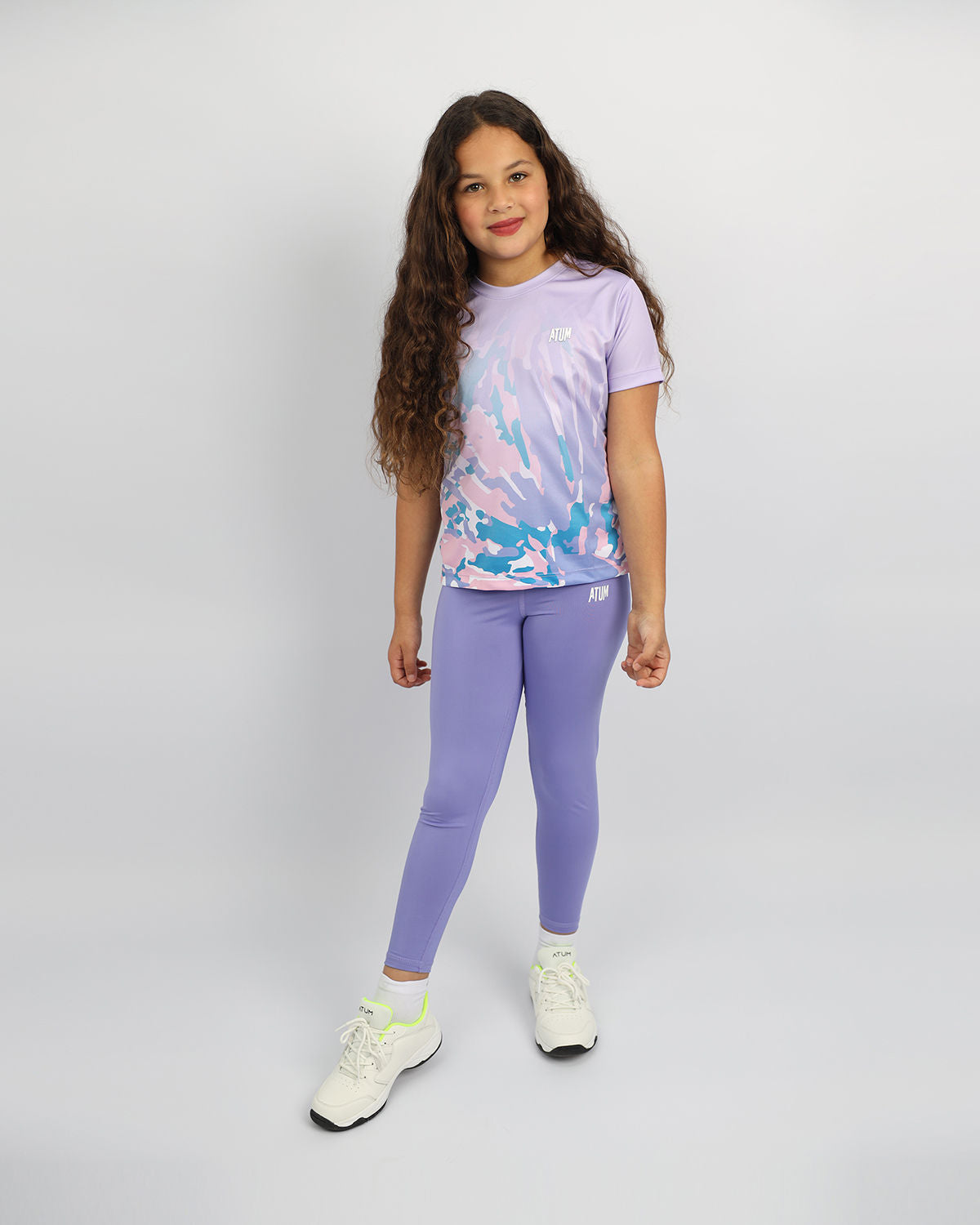 Girl's Floral Leggings
