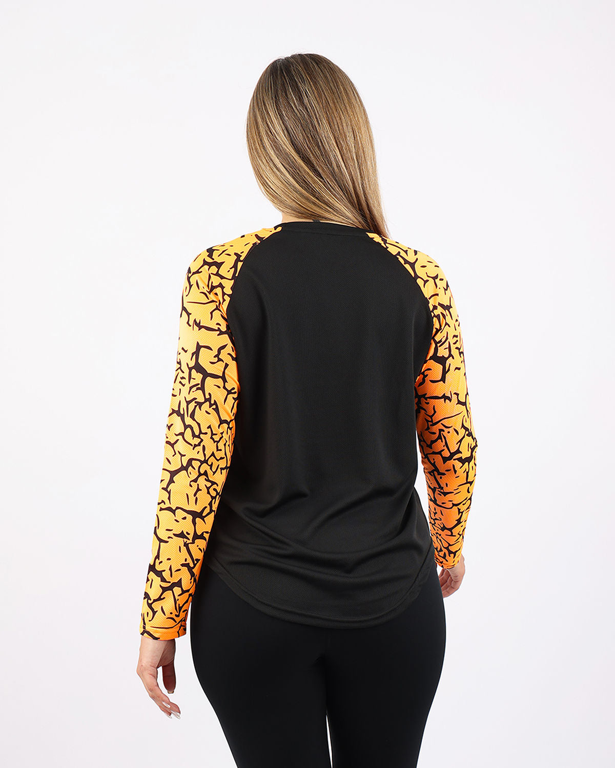 Crew Neck Long Sleeve Sports Top