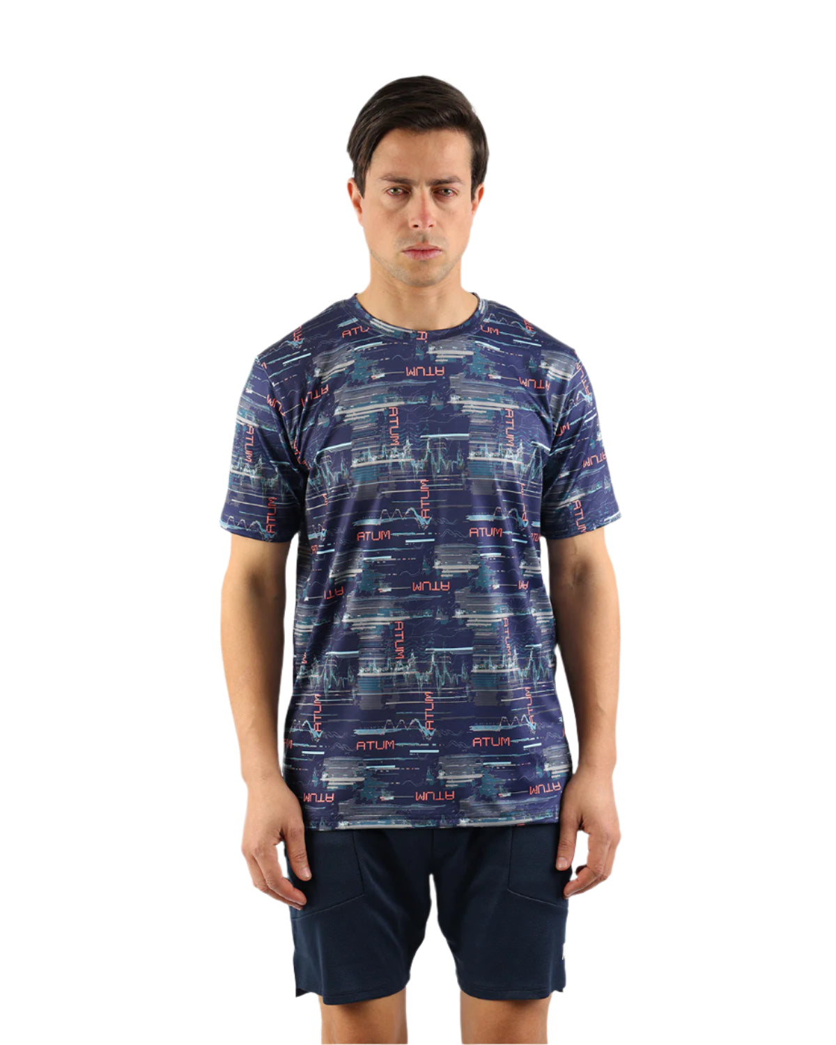 Cyberwave Men's Navy T-Shirt-Atum -1627385