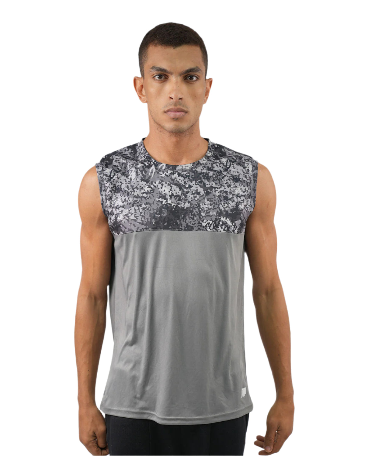 Hi-Dri Cut-Off Black Tank Top-Atum -94439197