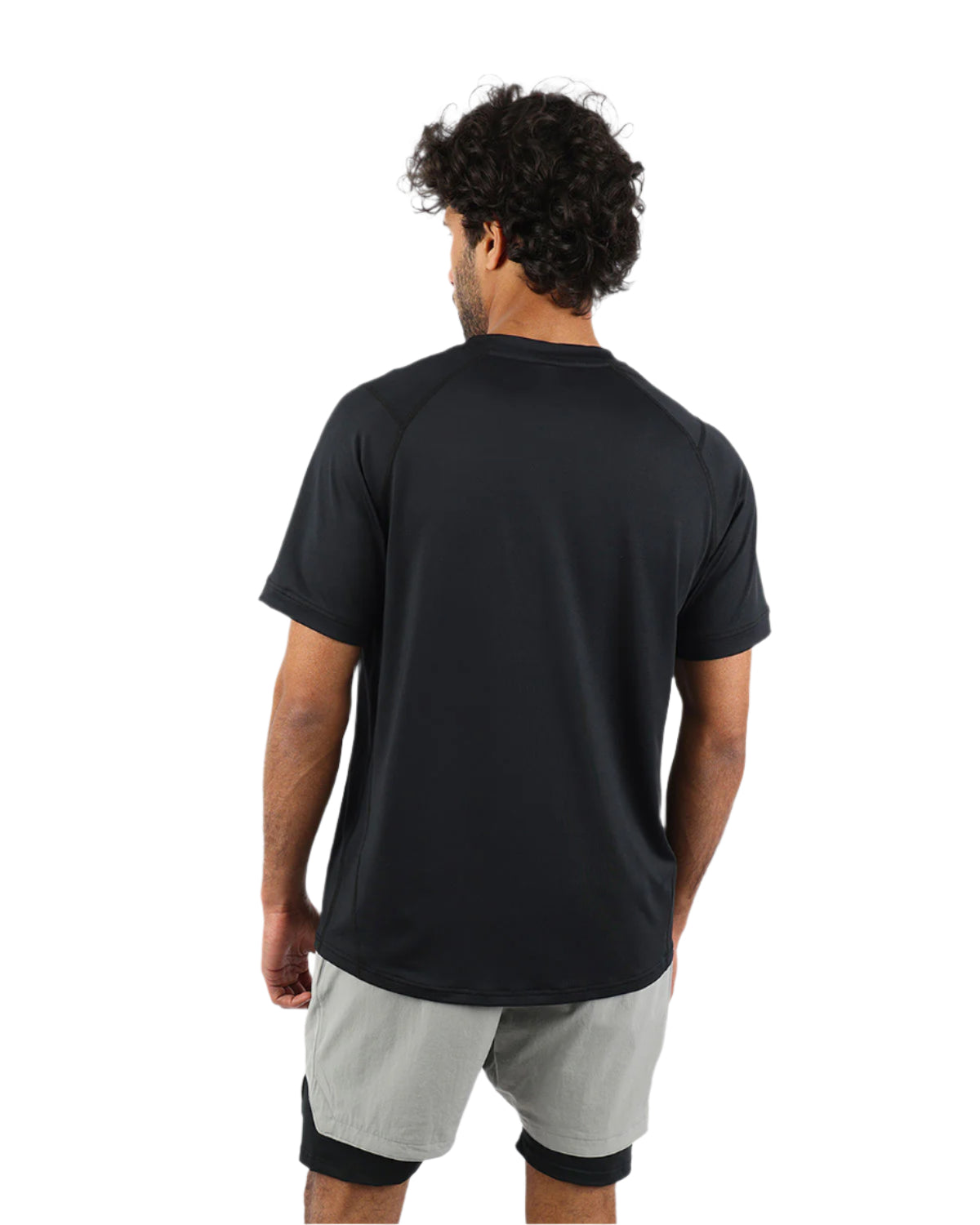 Energy Flow Men's Black T-Shirt-Atum -11193177