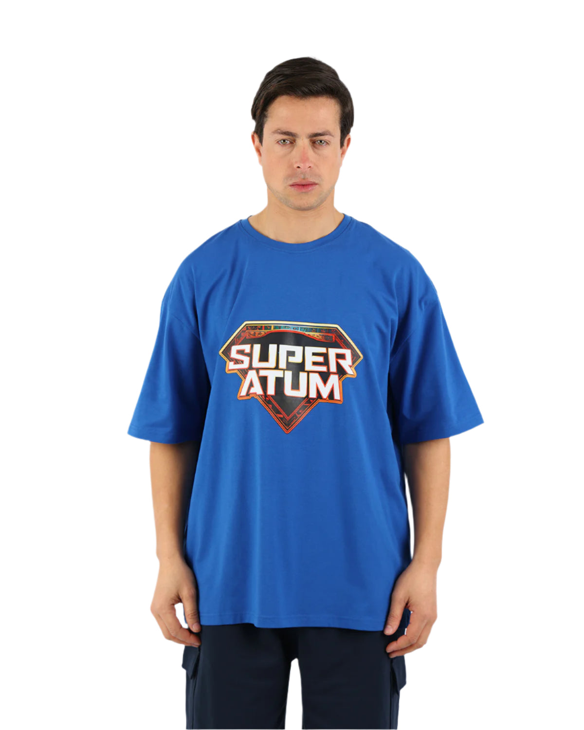 Supreme Blue Men's T-Shirt-Atum -33566858