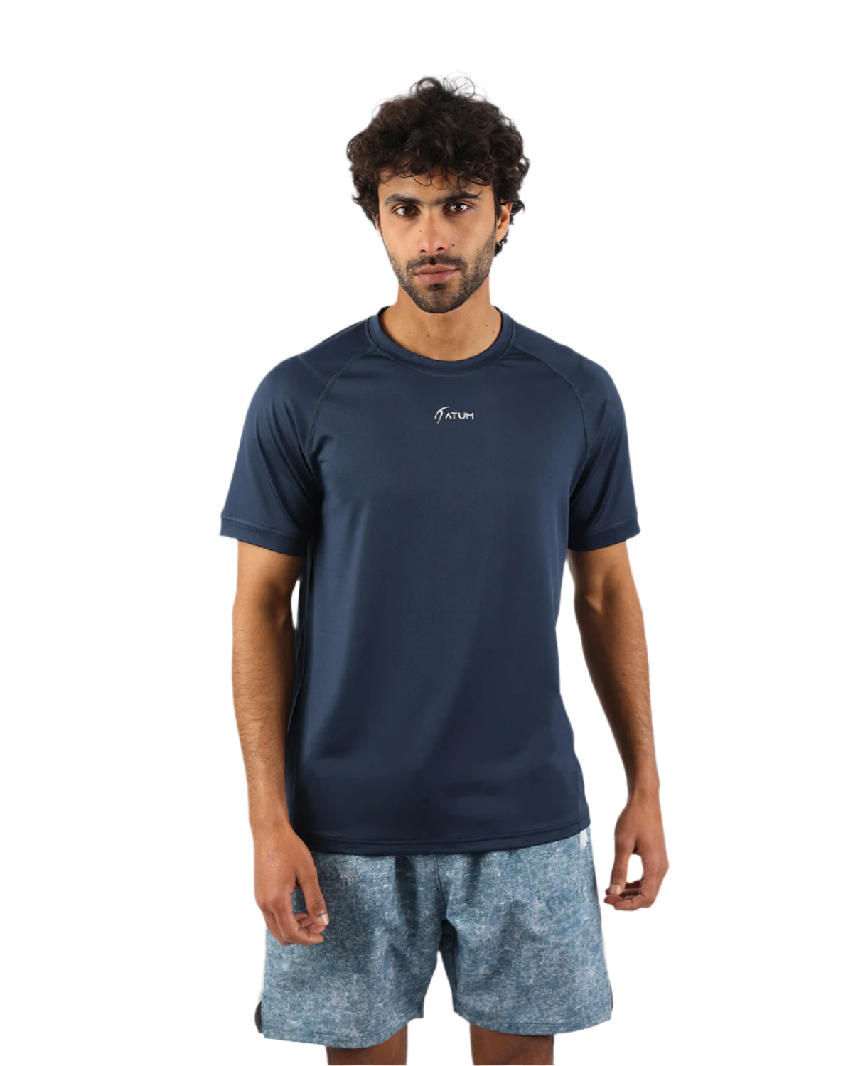 Energy Flow Men's Navy T-Shirt-Atum -34108642