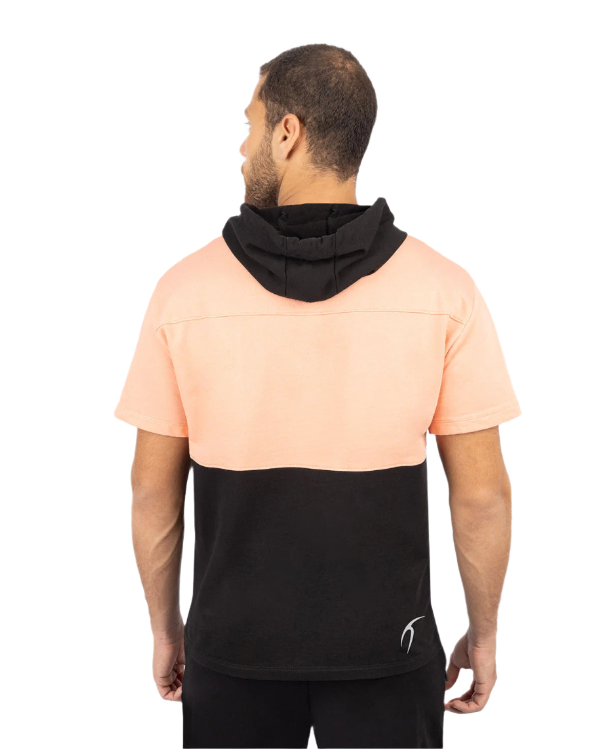 Half Sleeve Coral Hoodie-Atum -243568