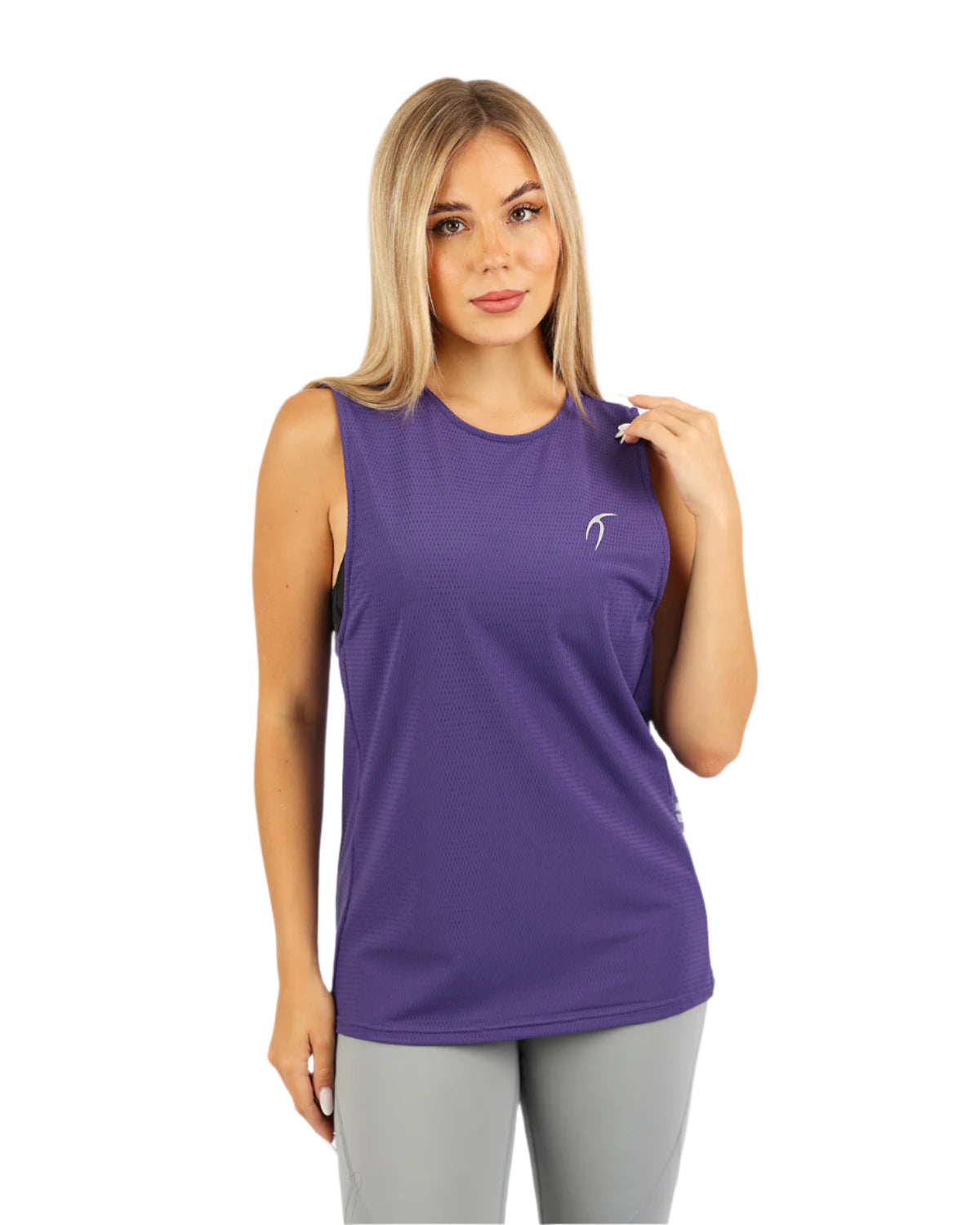 Victory Sleeveless Purple Tank Top-Atum -61997767