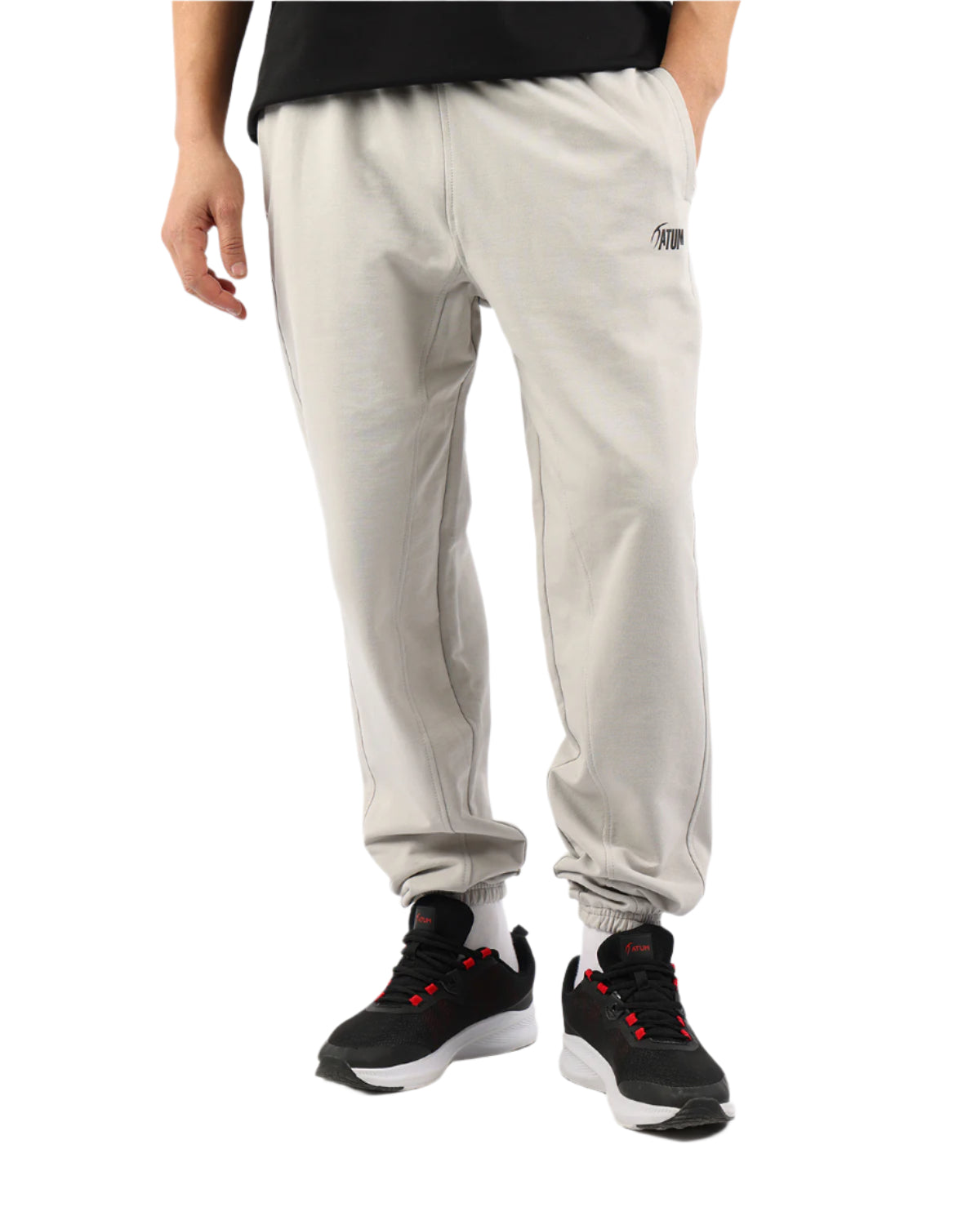 Active Comfort Men's Gray Sweatpants-Atum -95730366