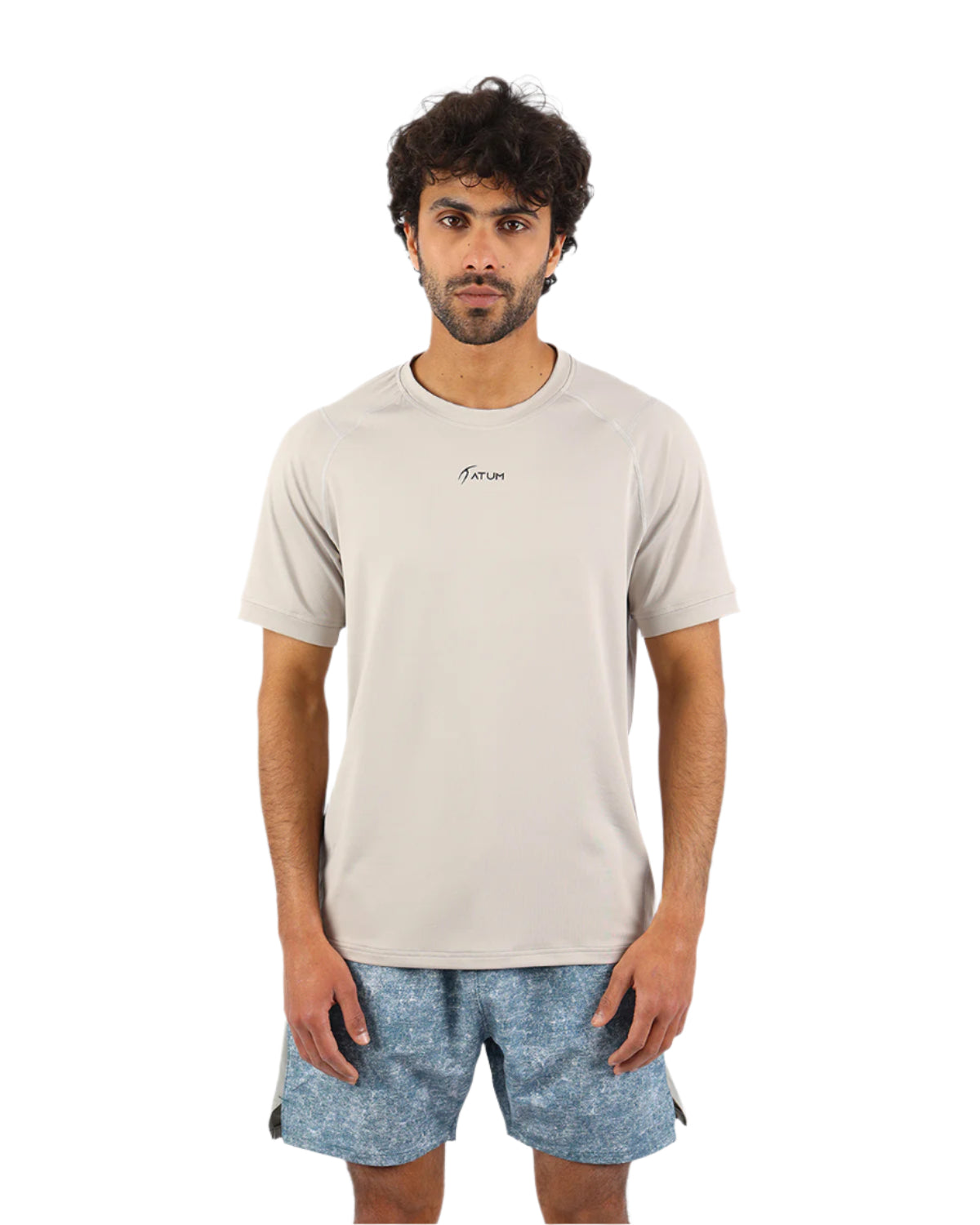 Energy Flow Men's Gray T-Shirt-Atum -18960586
