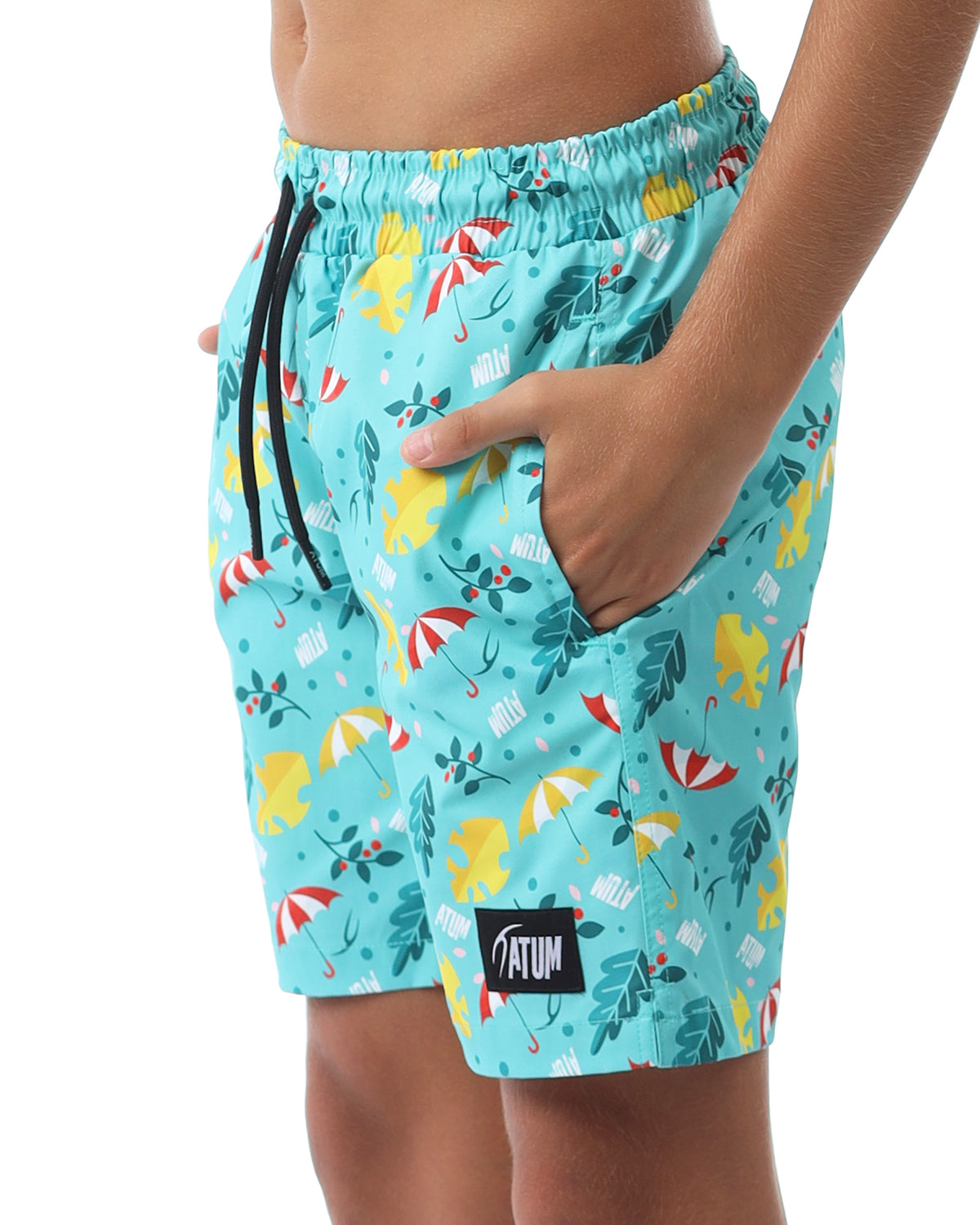 Summer Vibes Boy's Mint Swim Short-Atum -96278613