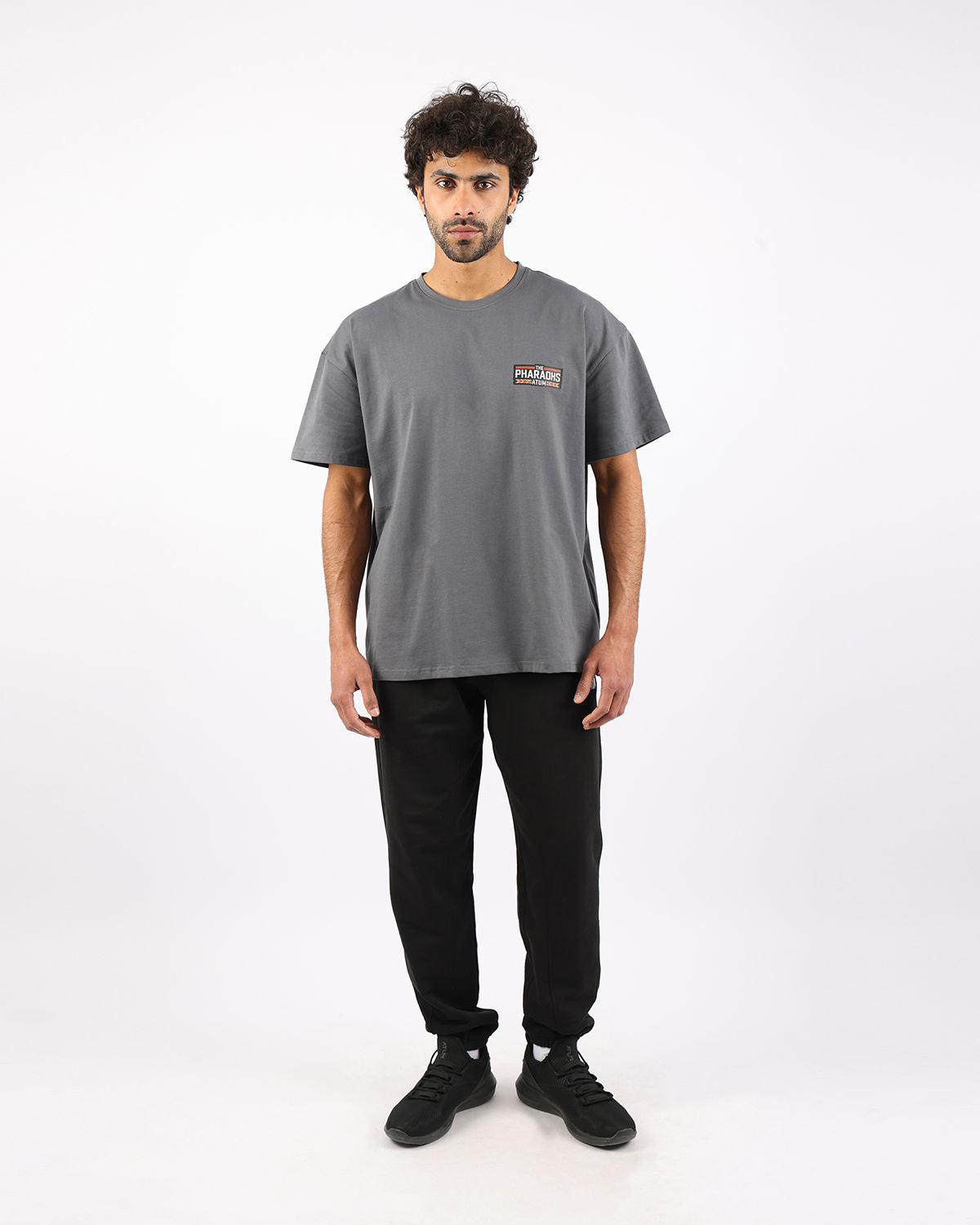 Pharaohs Legacy Dark Gray T-Shirt-Atum -29430836