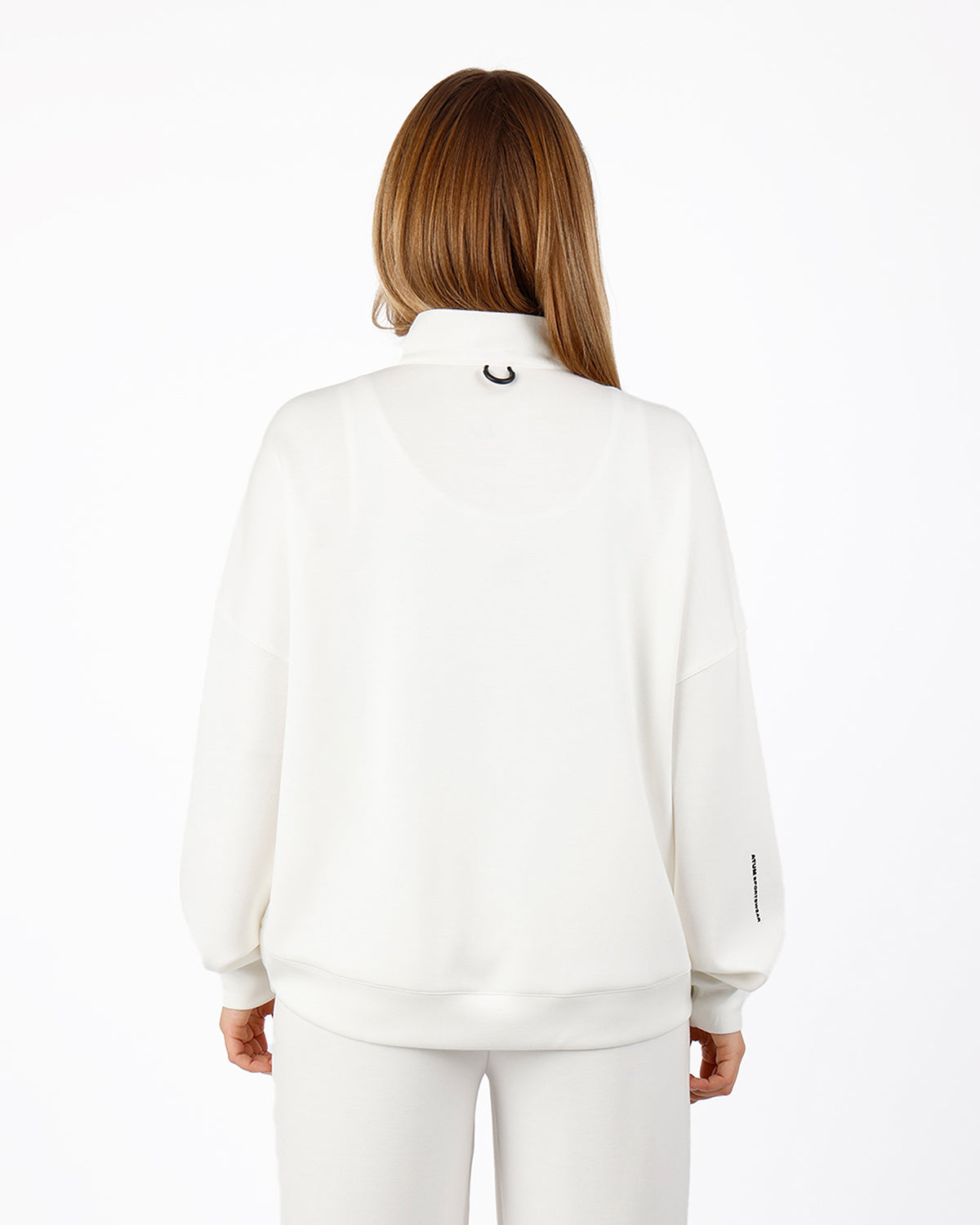 HalfZip Women's White Tracksuit-Atum -18996366