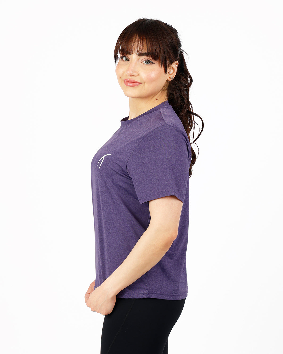 Hyper Short-Sleeves Purple Training Top