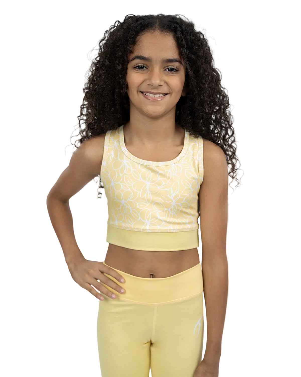 Smooth Girls Yellow Sports Bra-Atum -66765403