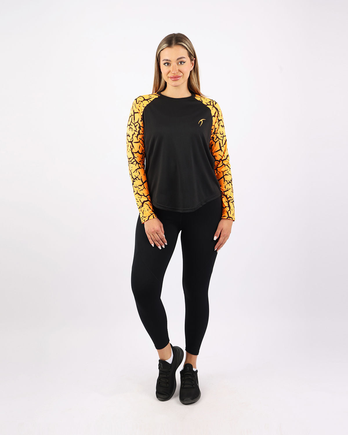 Crew Neck Long Sleeve Sports Top