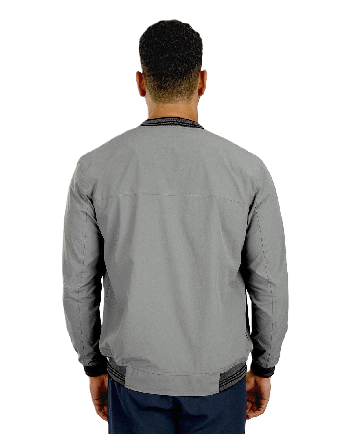 Windbreaker Gray Jacket-Atum -65903902