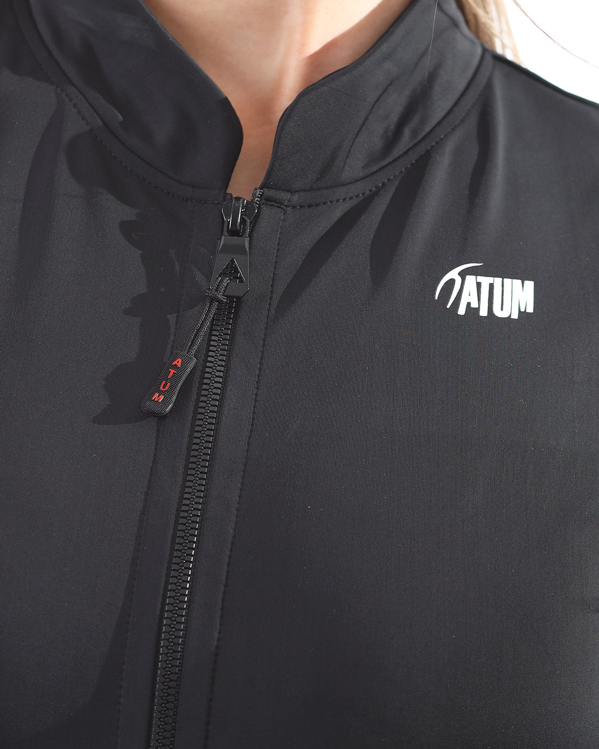 Basic Full Body Black Swimsuit-Atum -72218338