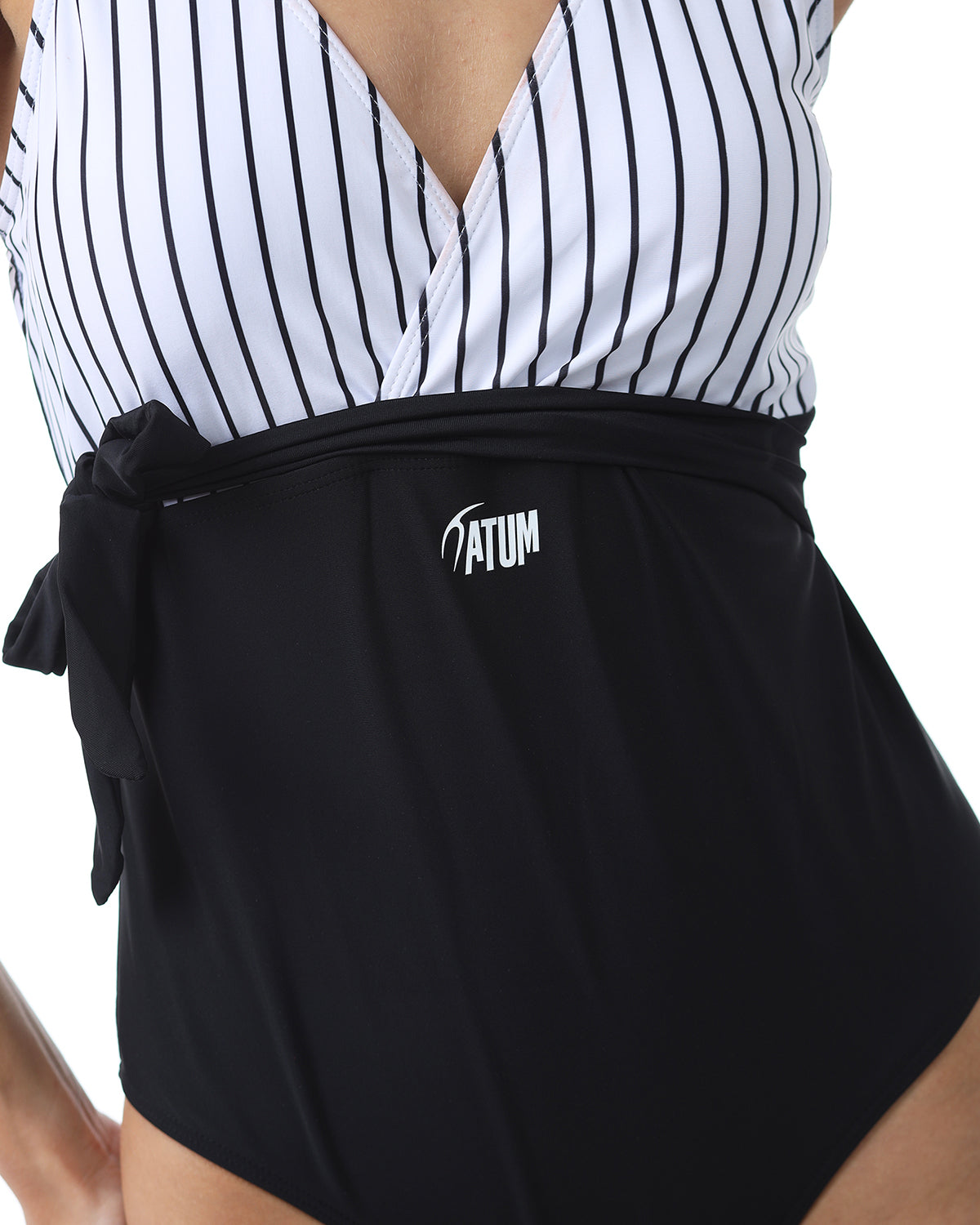 Coastal Charm Black Swimsuit-Atum -80837190
