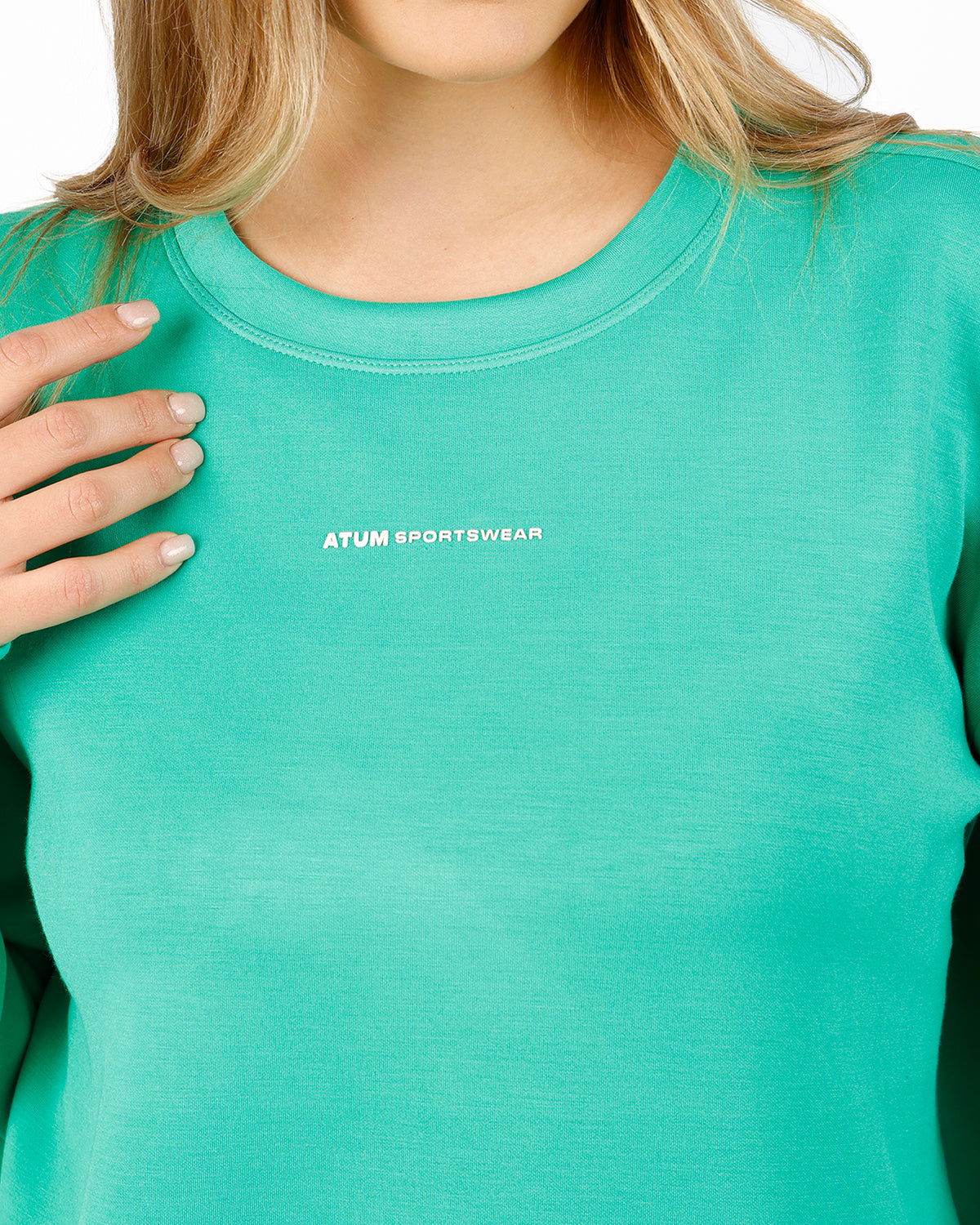 Essential Crew Green Top-Atum -33887730