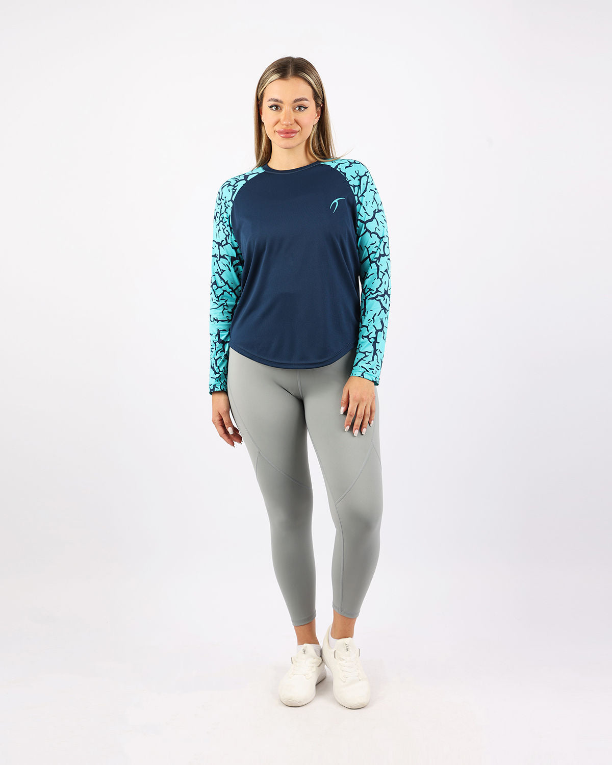 Crew Neck Long Sleeve Sports Top