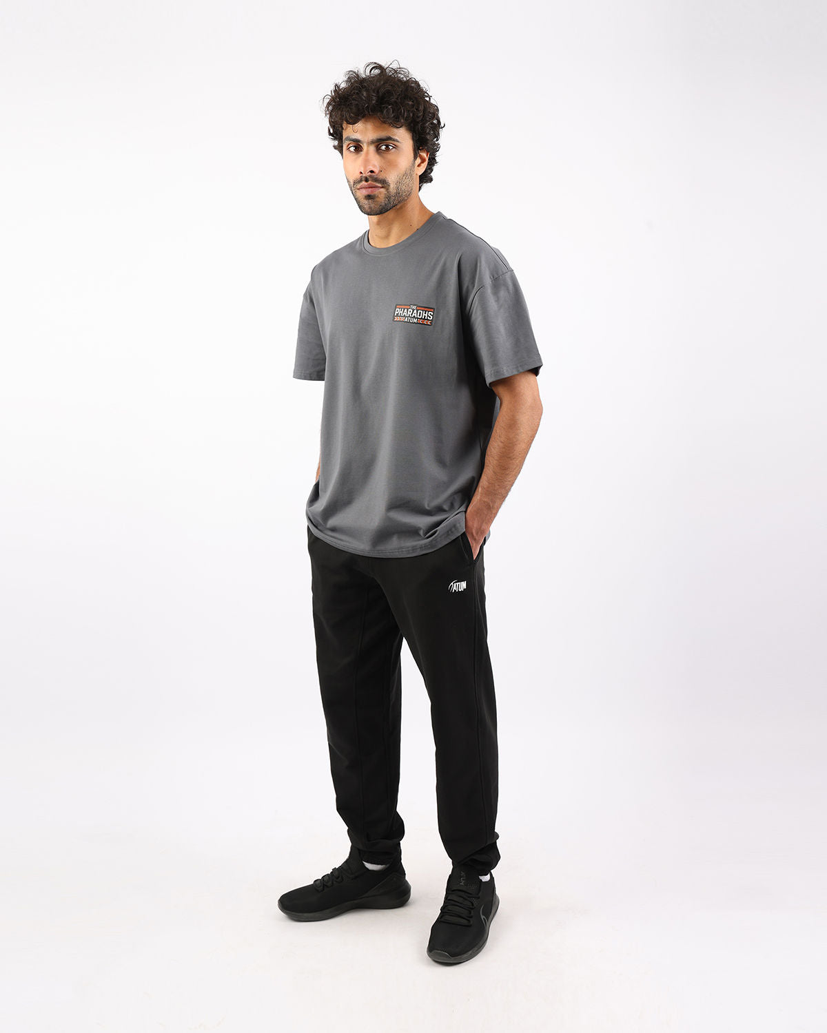 Pharaohs Legacy Dark Gray T-Shirt-Atum -83036895