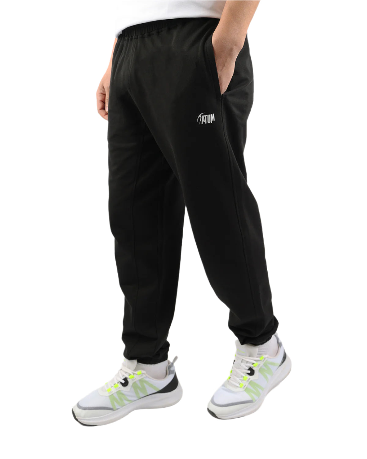 Active Comfort Men's Black Sweatpants-Atum -27412639