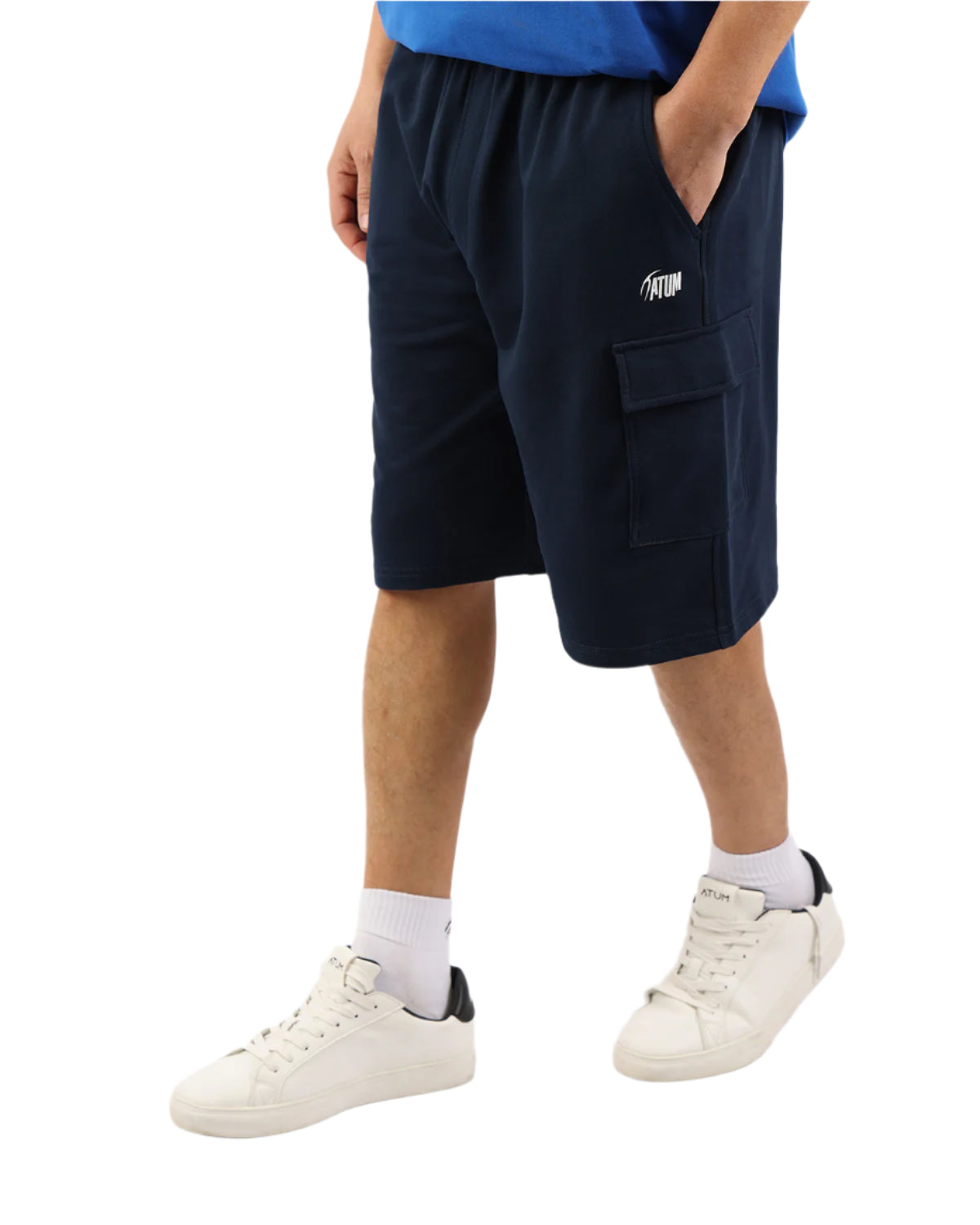 Essential Cargo Men's Navy Shorts-Atum -52062021