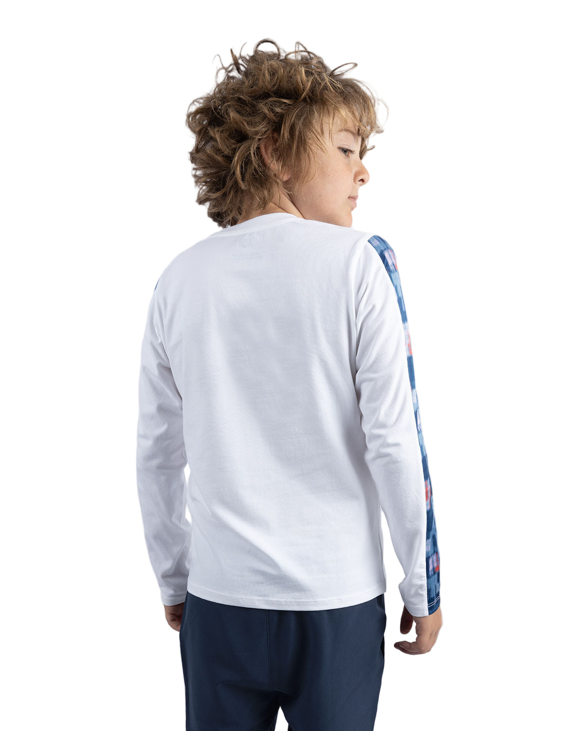 Long Sleeves Boy's White T-Shirt-Atum -42173787