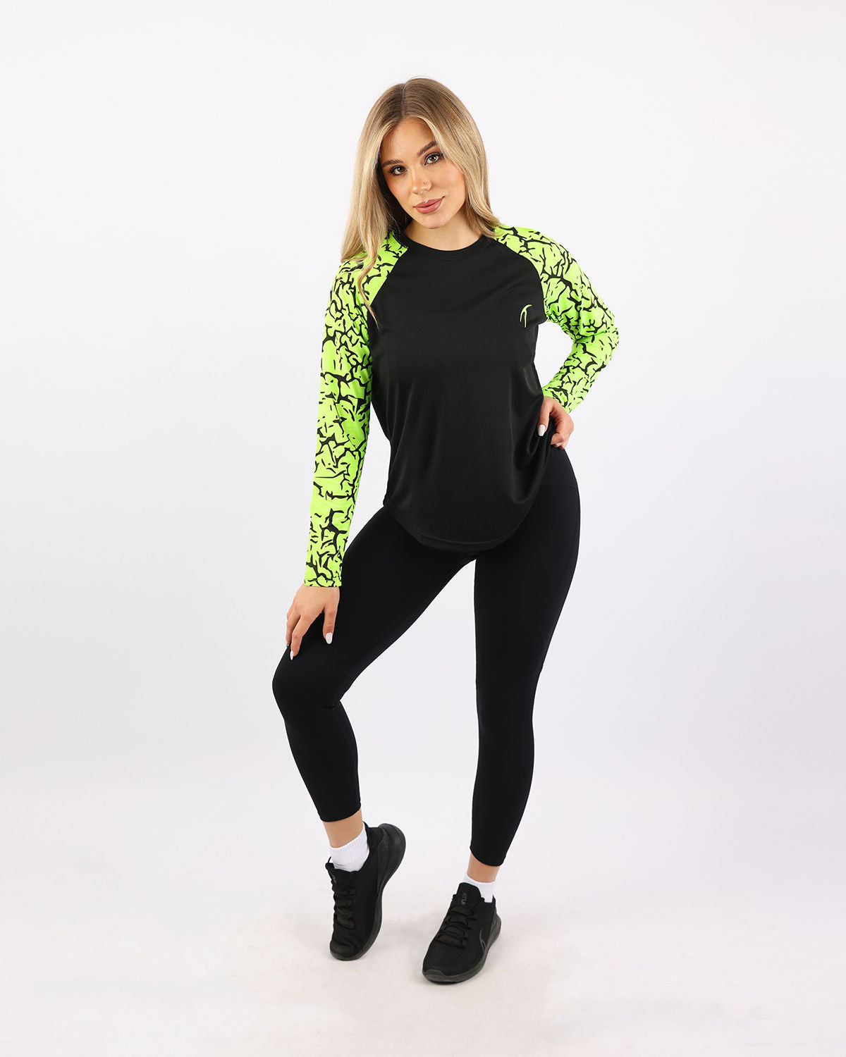 Crew Neck Long Sleeve Sports Top