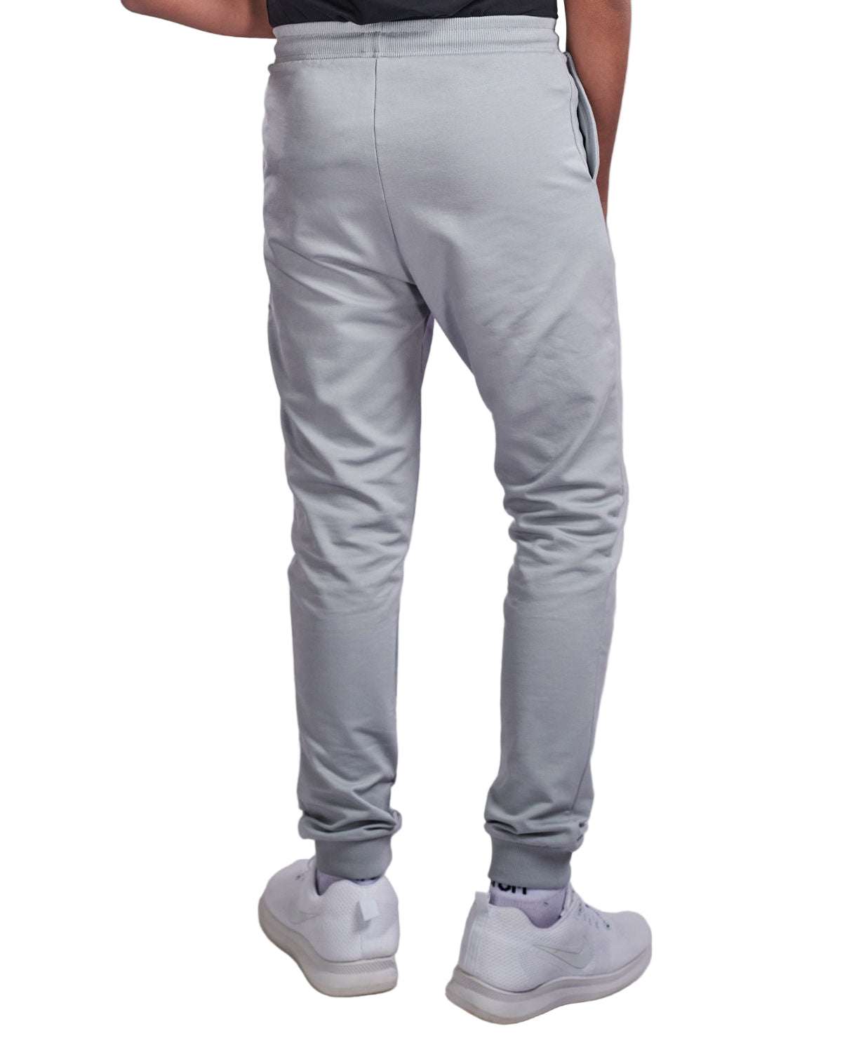 Boy's Sportive Gray Sweatpants-Atum -47622665