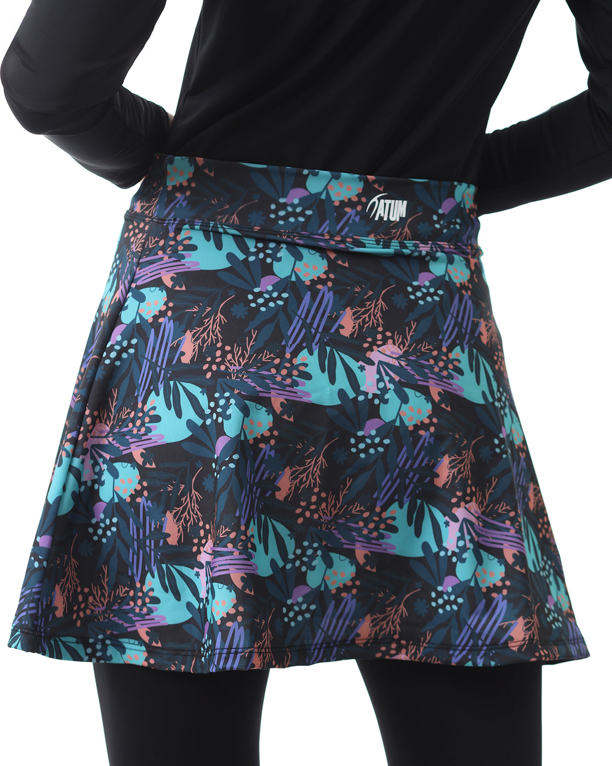 Tropical Night Indigo Skirt-Atum -60714073