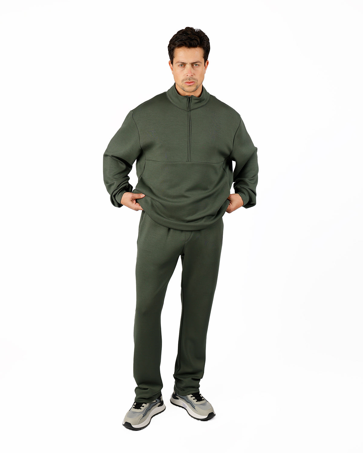 Comfort Men's Olive Tracksuit-Atum -66743008