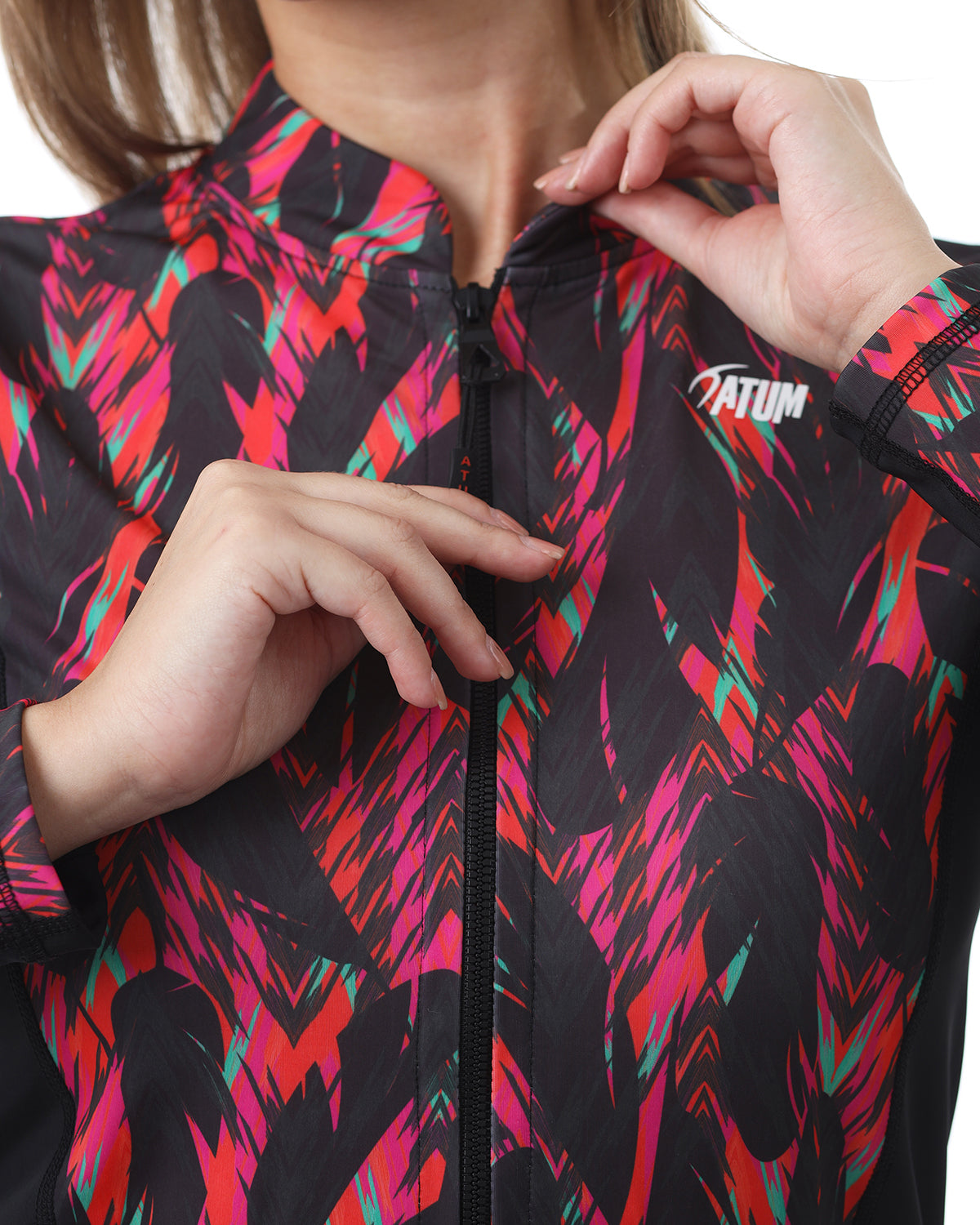 Night Garden Black Long Rashguard-Atum -62900413