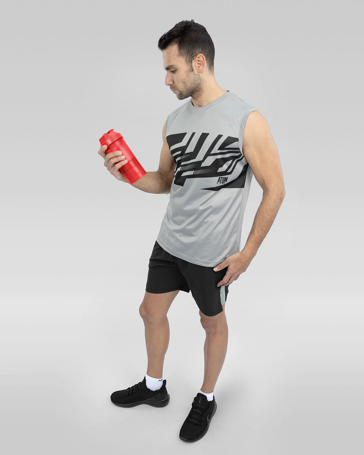 Men's Dust Power Shorts-Atum -64736257