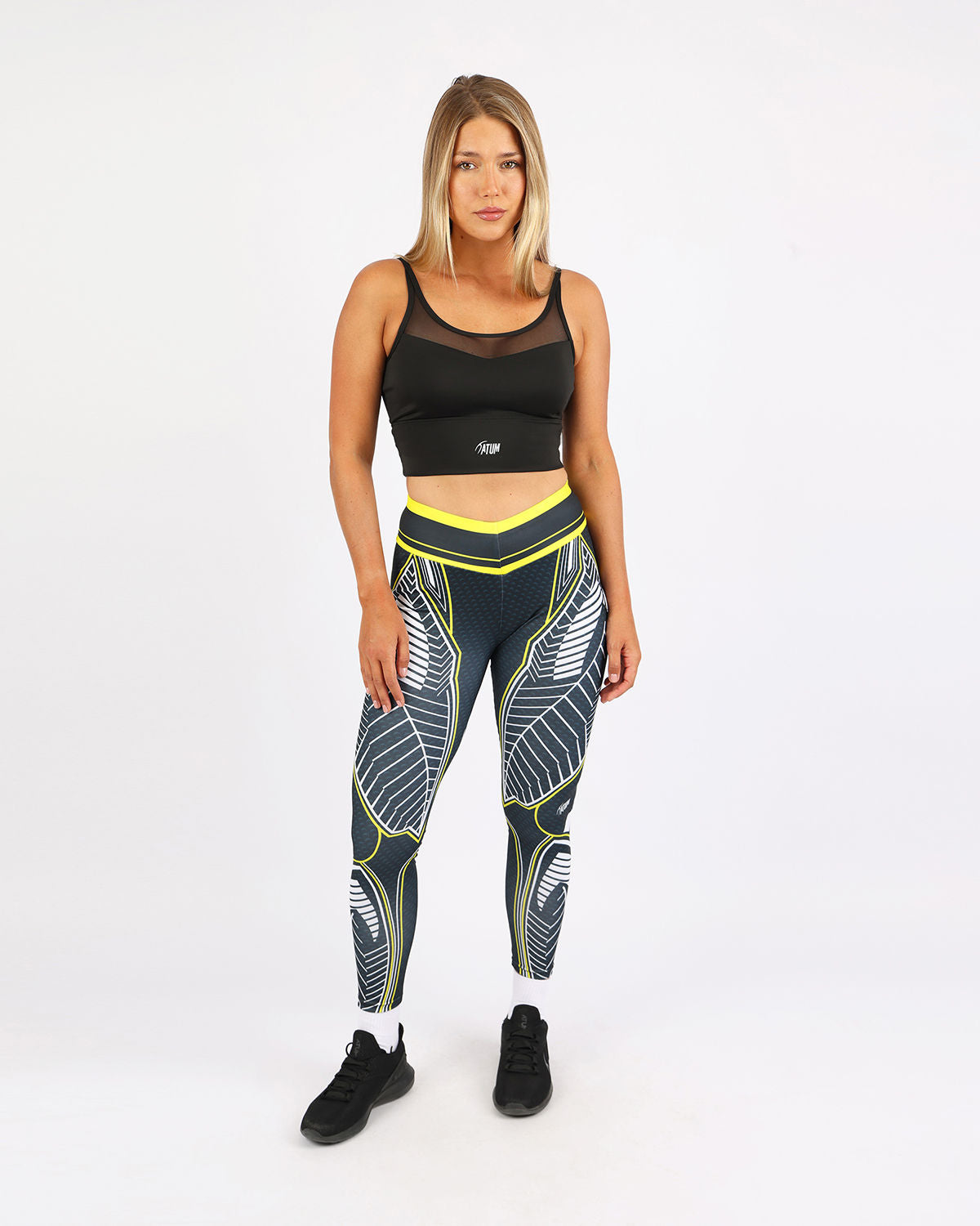 Strike Performance Yellow Leggings-Atum -72343683