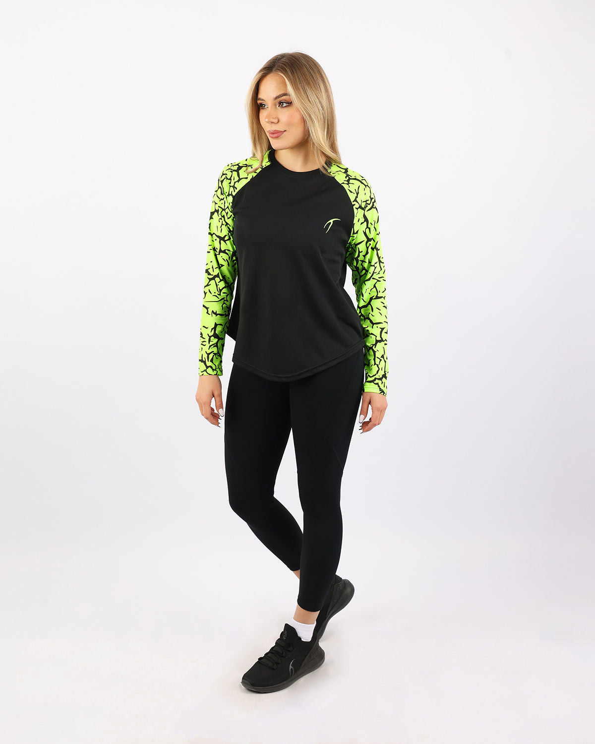 Crew Neck Long Sleeve Sports Top