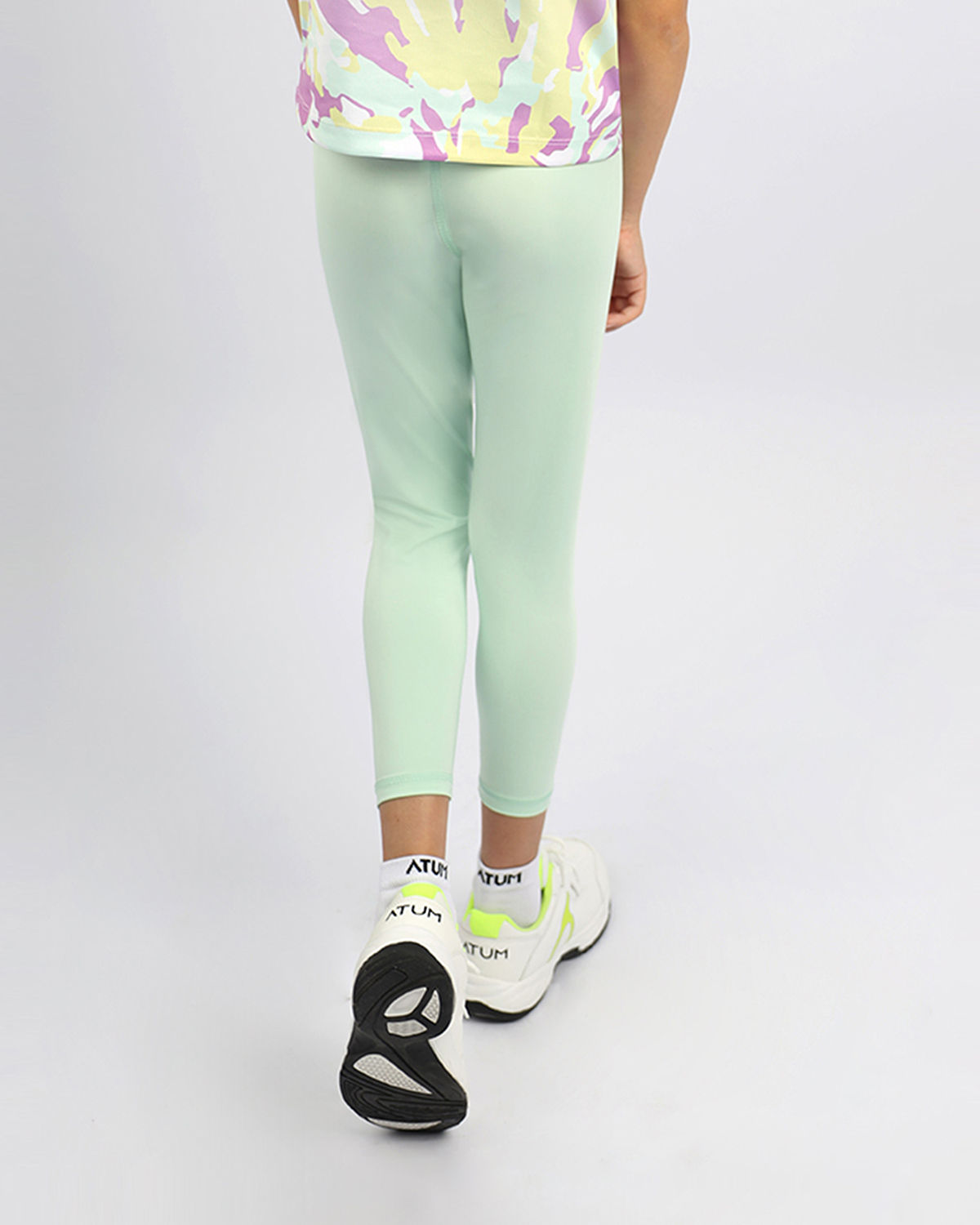 Girl's Floral Leggings