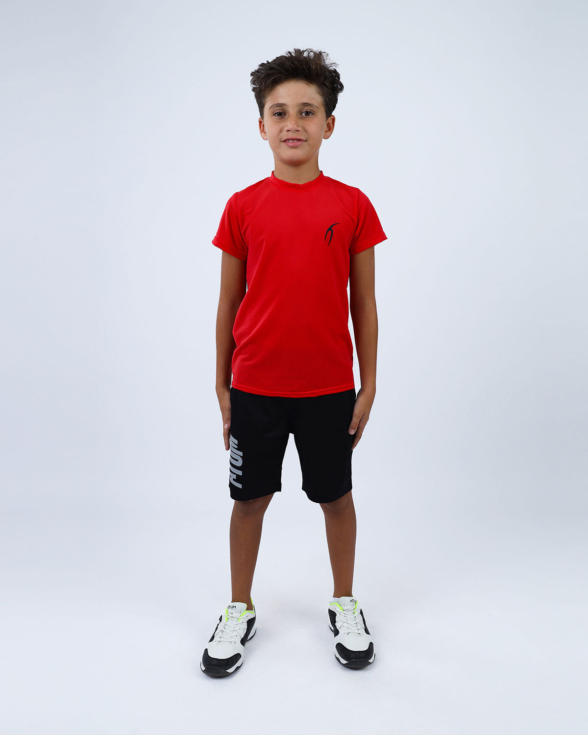 Crew Neck Short Sleeve Breathable Top-Atum -7596022