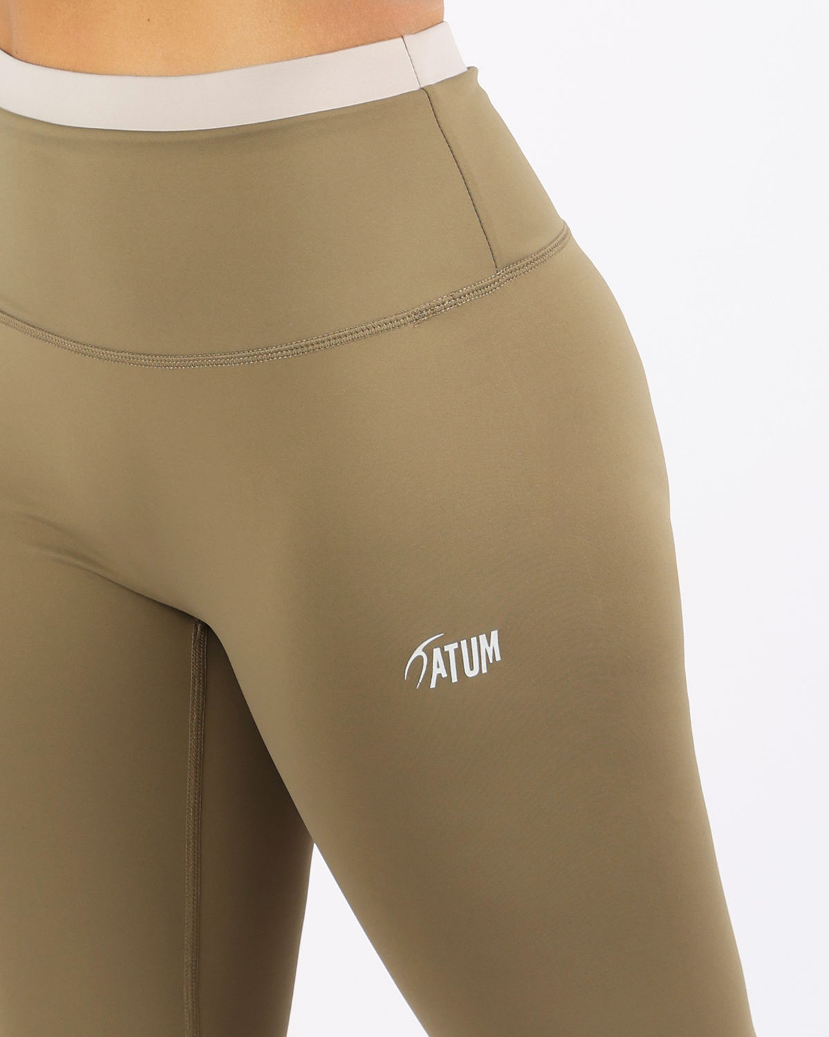 LuxeLean DuoTone Coffe Leggings-Atum -96695969