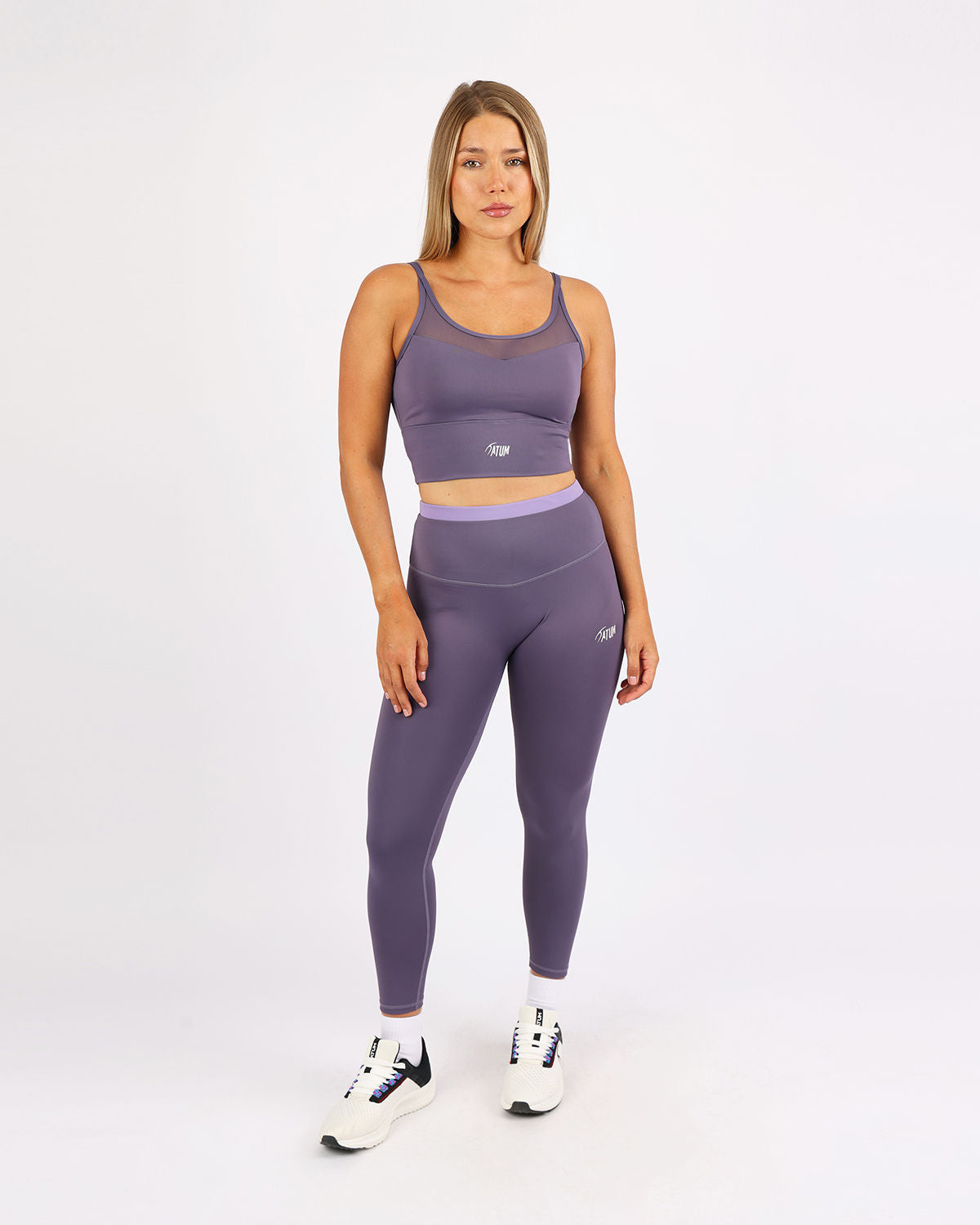 LuxeLean DuoTone Violet Leggings-Atum -91980555