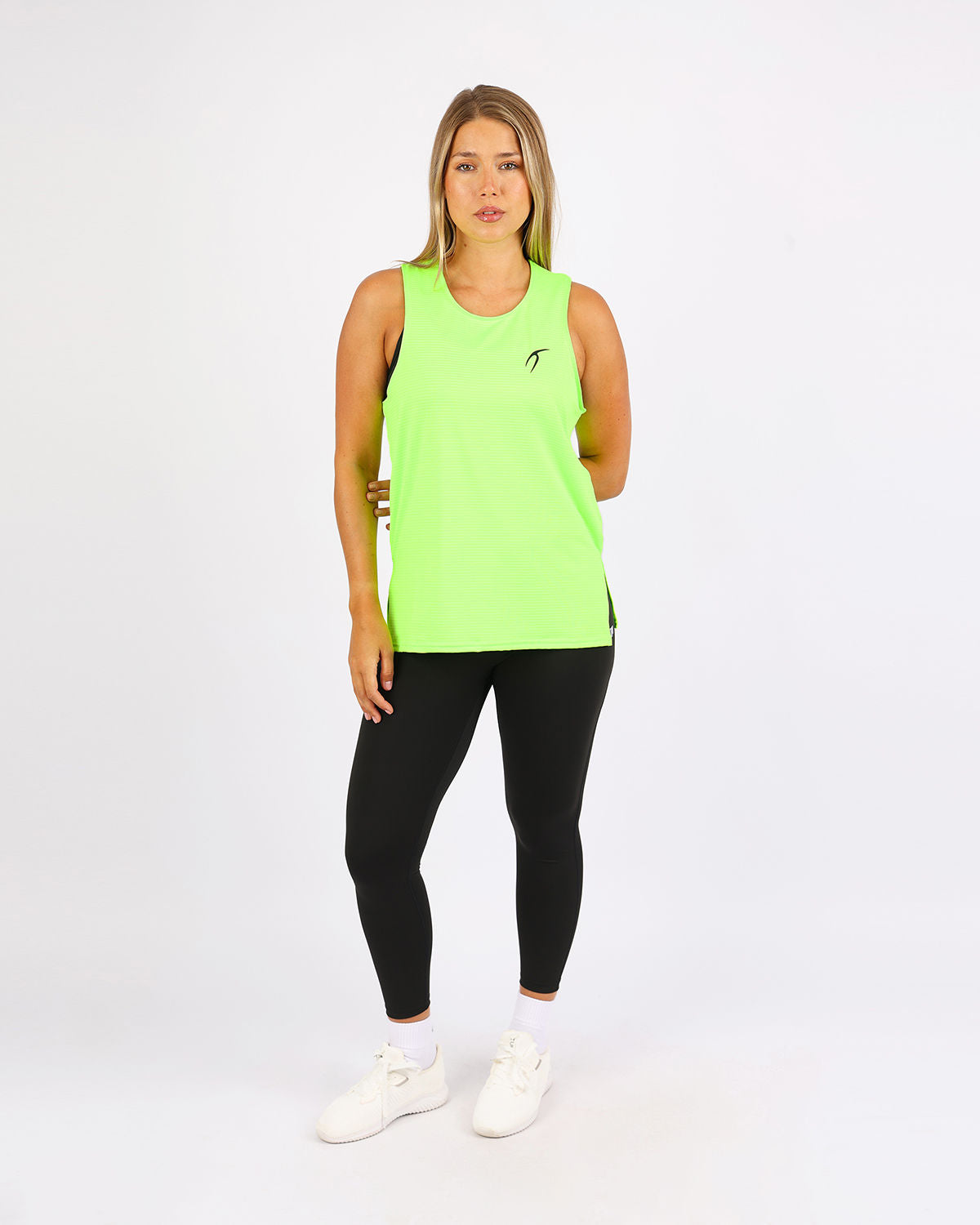 Vivid Motion Green Tank Top-Atum -26728237