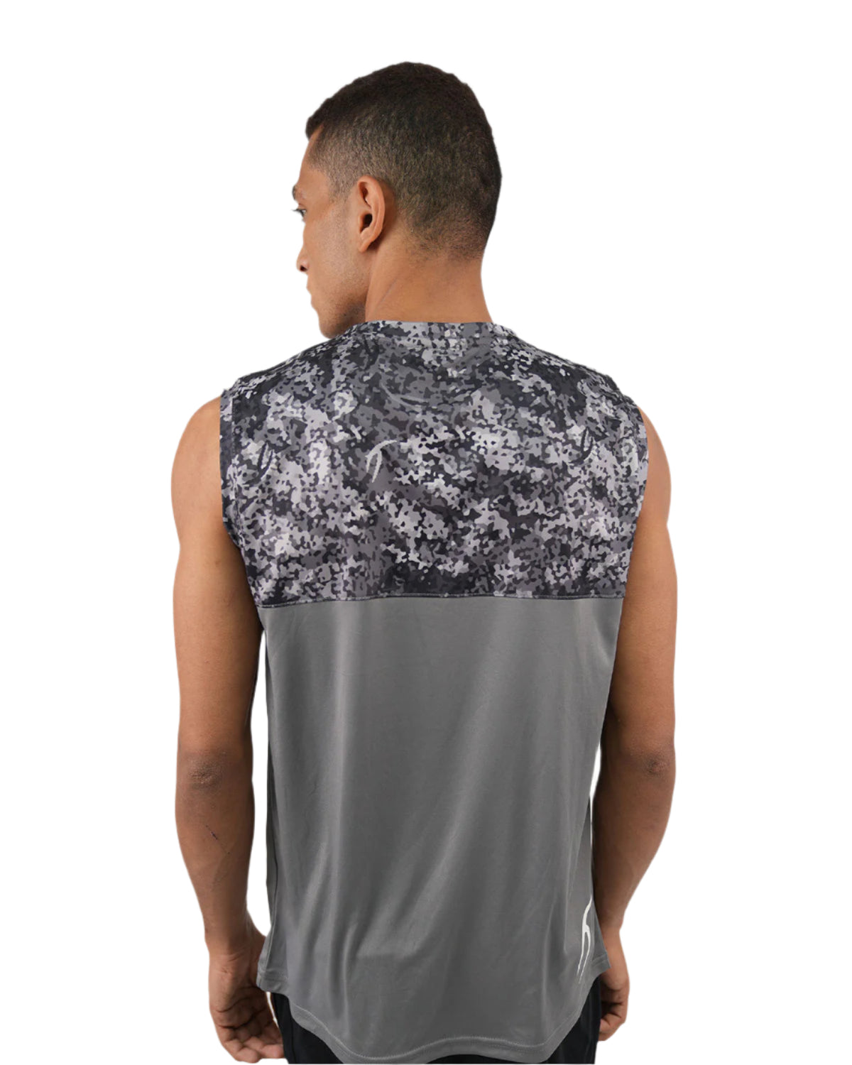 Hi-Dri Cut-Off Black Tank Top-Atum -86394797