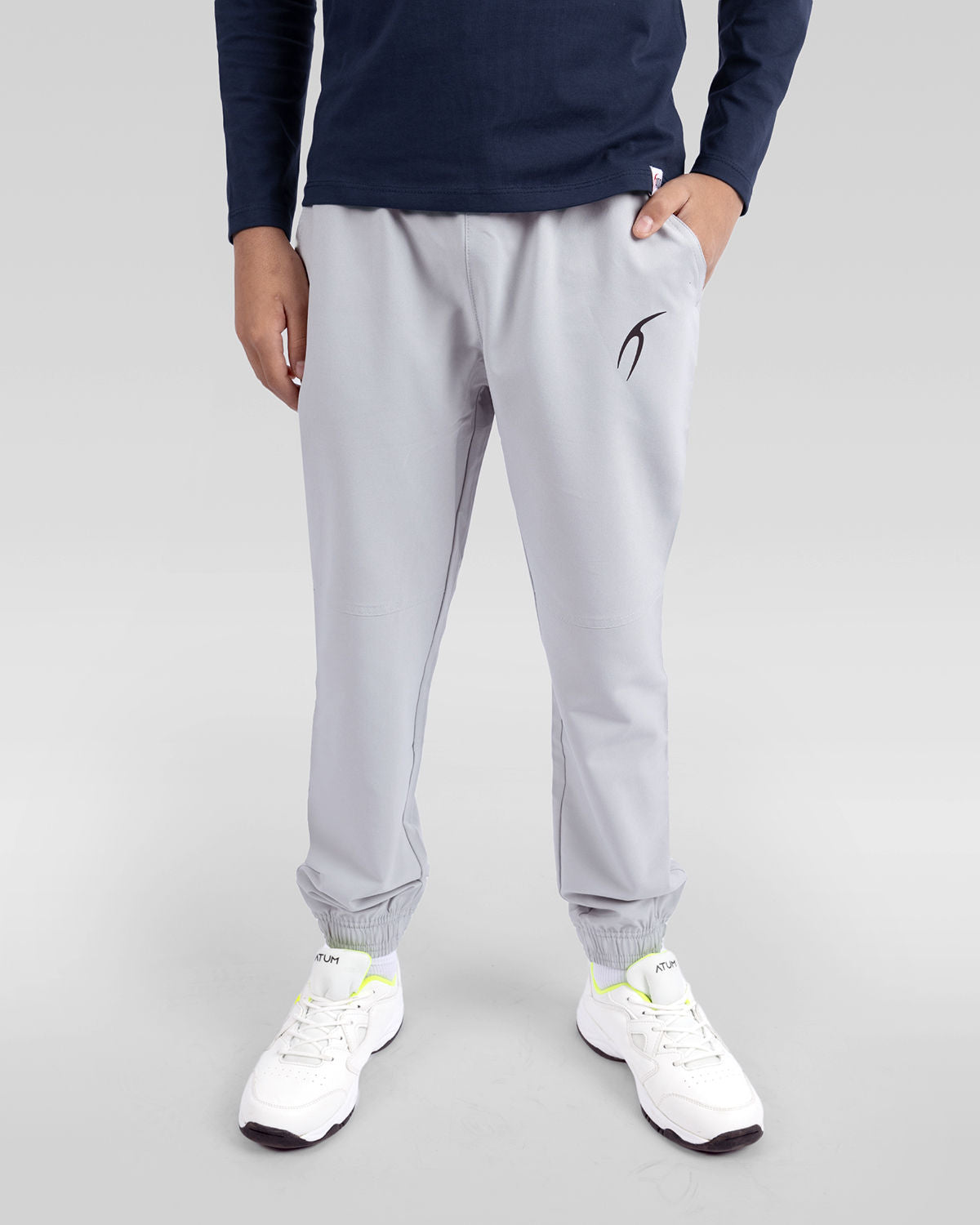 Basic Training Boy's Gray Pants-Atum -7988252