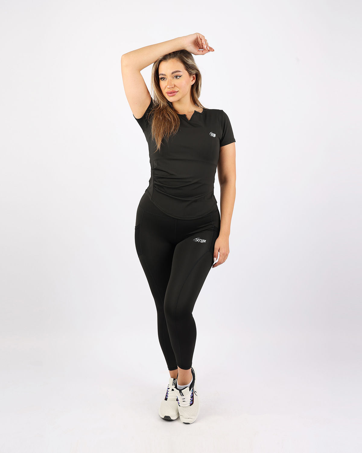 Aeroflex Women's Black T-Shirt-Atum -40044690