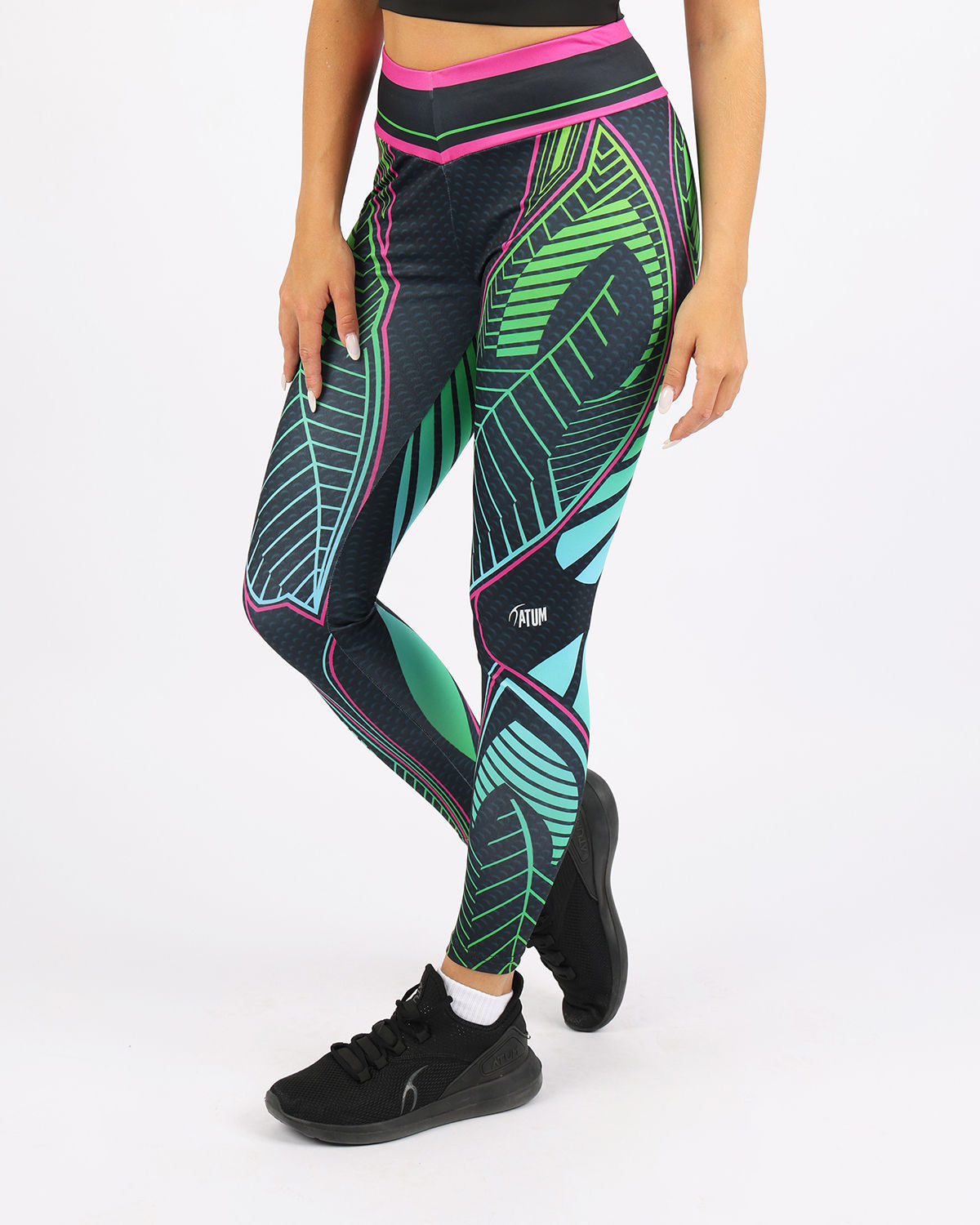 Strike Performance Green Leggings-Atum -21771970