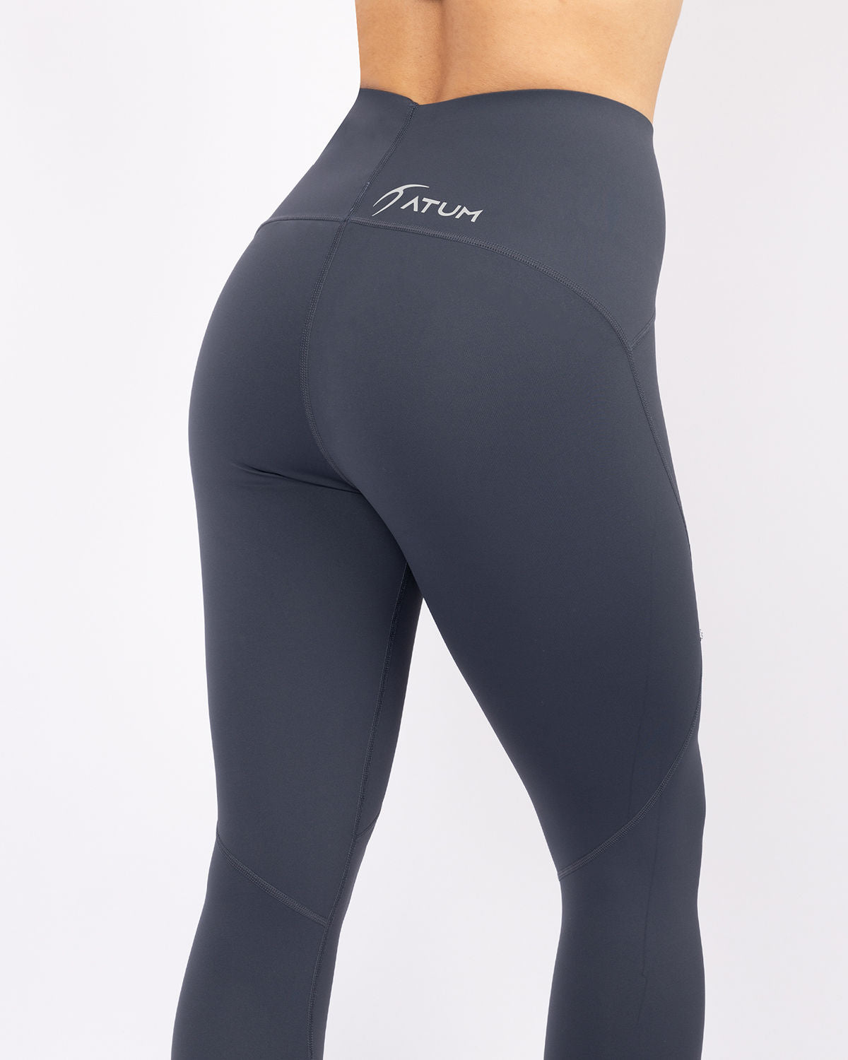 Premium High-Waisted Women's Leggings - Dust Navy