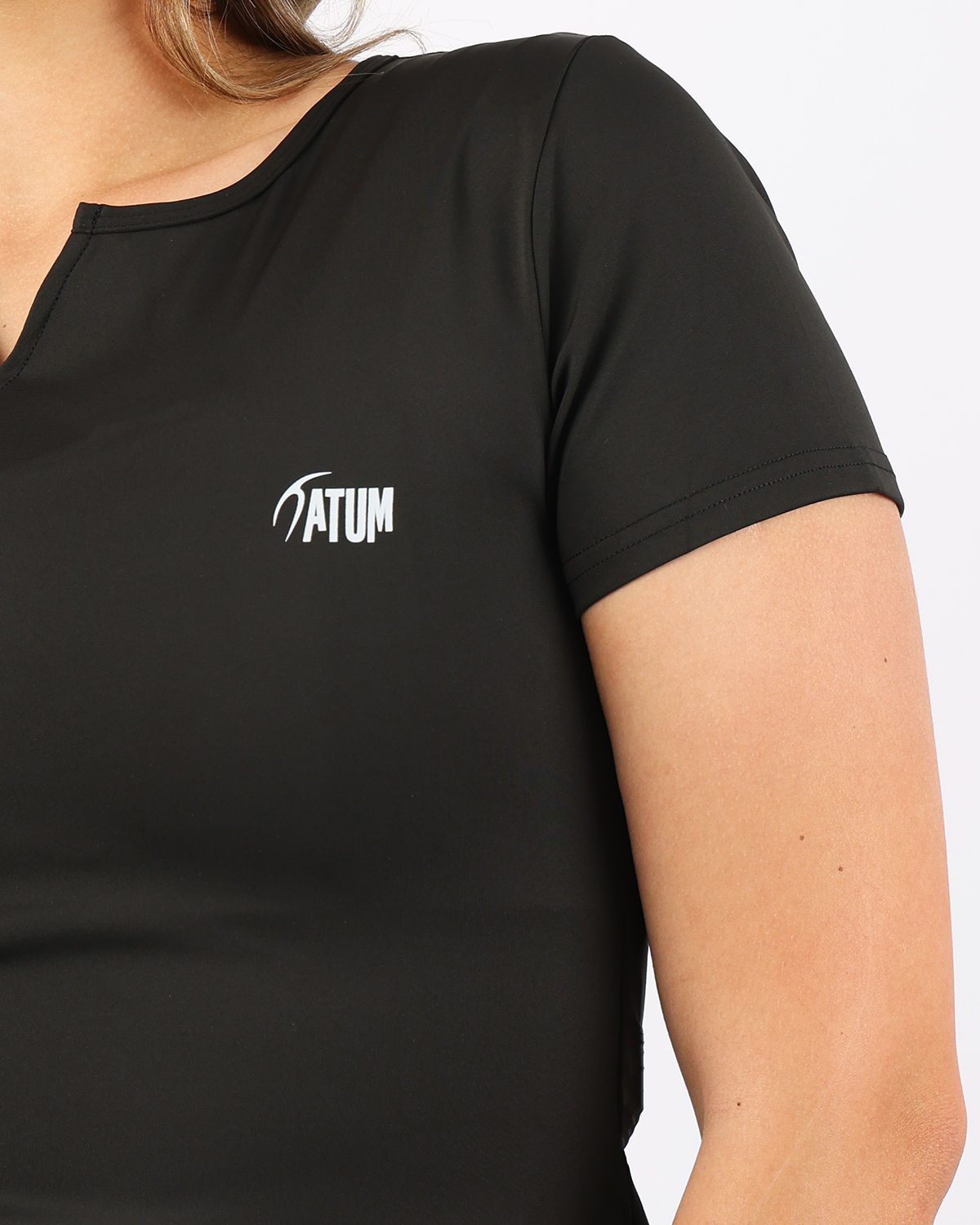 Aeroflex Women's Black T-Shirt-Atum -29188814