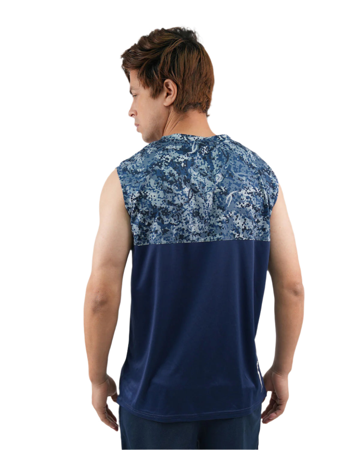 Hi-Dri Cut-Off Navy Tank Top-Atum -12765075