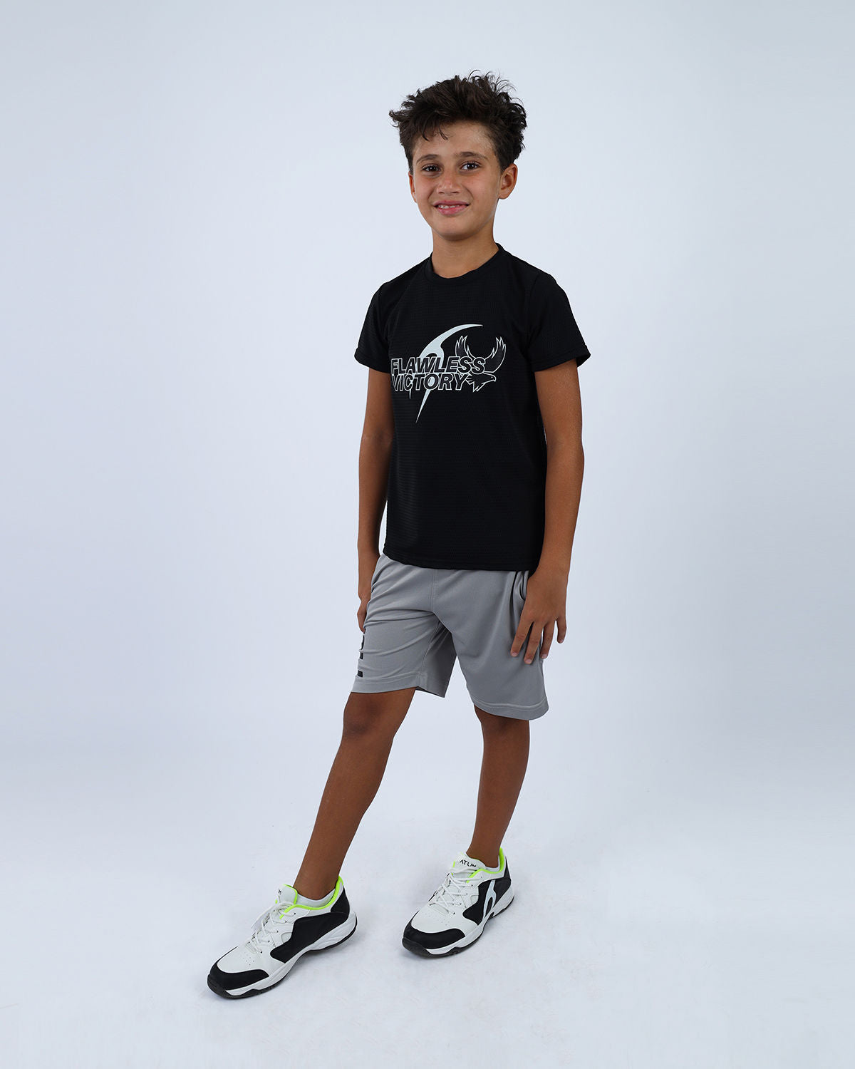 Eagle Victory Sports Black T-Shirt-Atum -62384615
