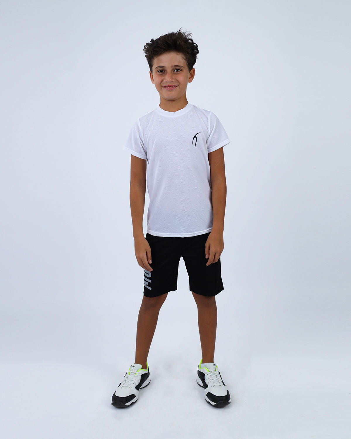 Crew Neck Short Sleeve Breathable Top-Atum -50693649