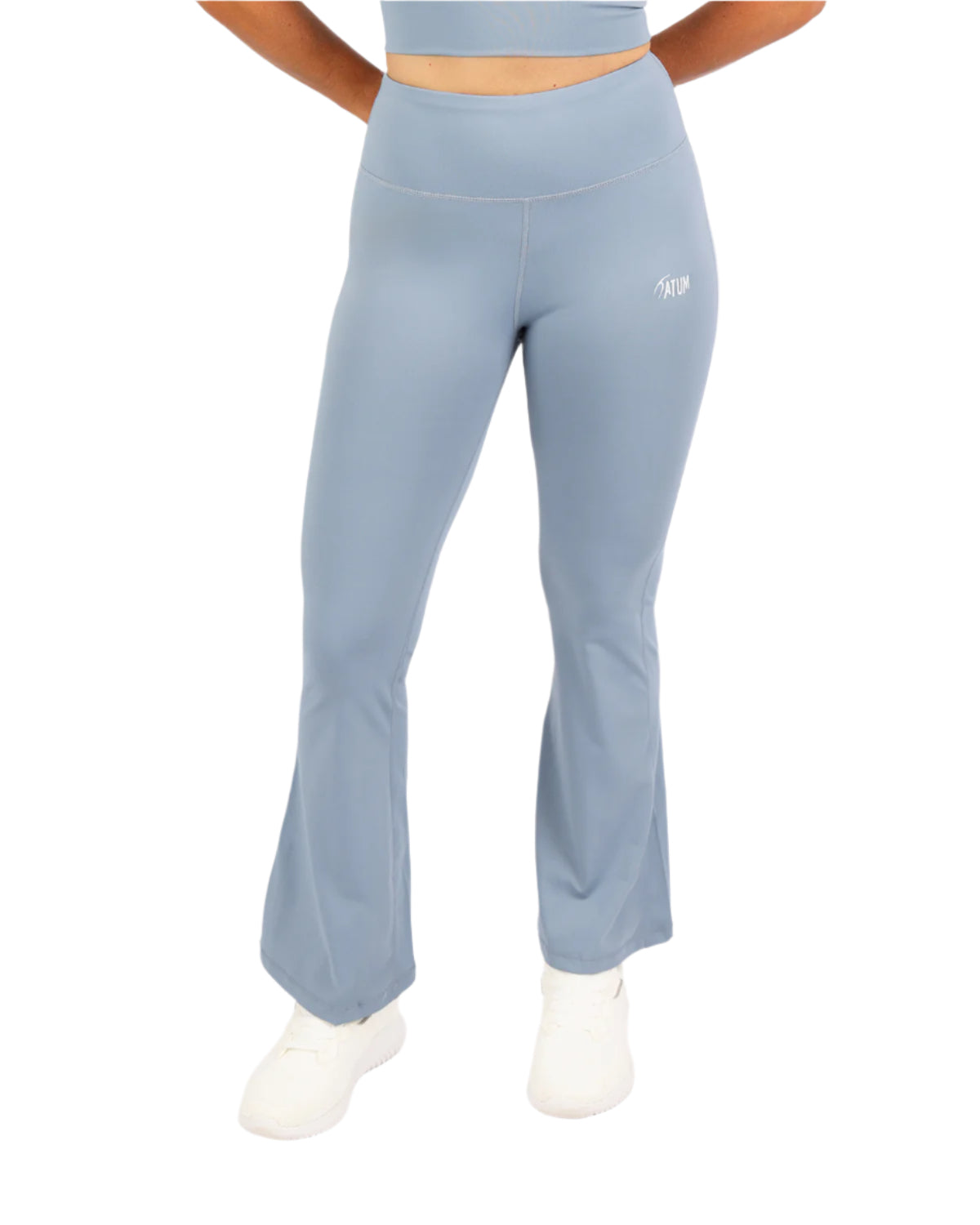 Wide Leg Yoga Light Blue Leggings-Atum -61062910
